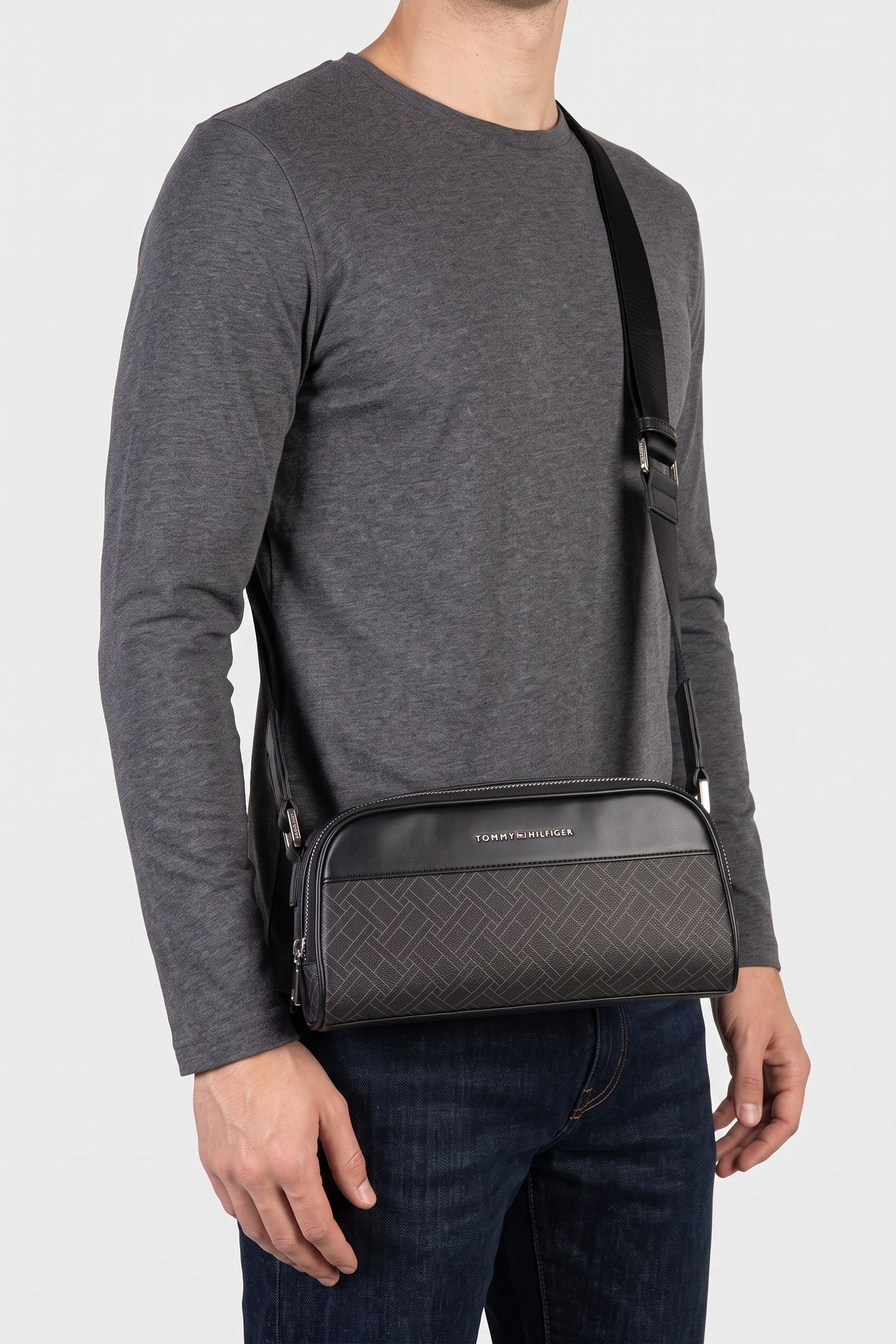 FLAG MONOGRAM CAMERA BAG BLACK 1