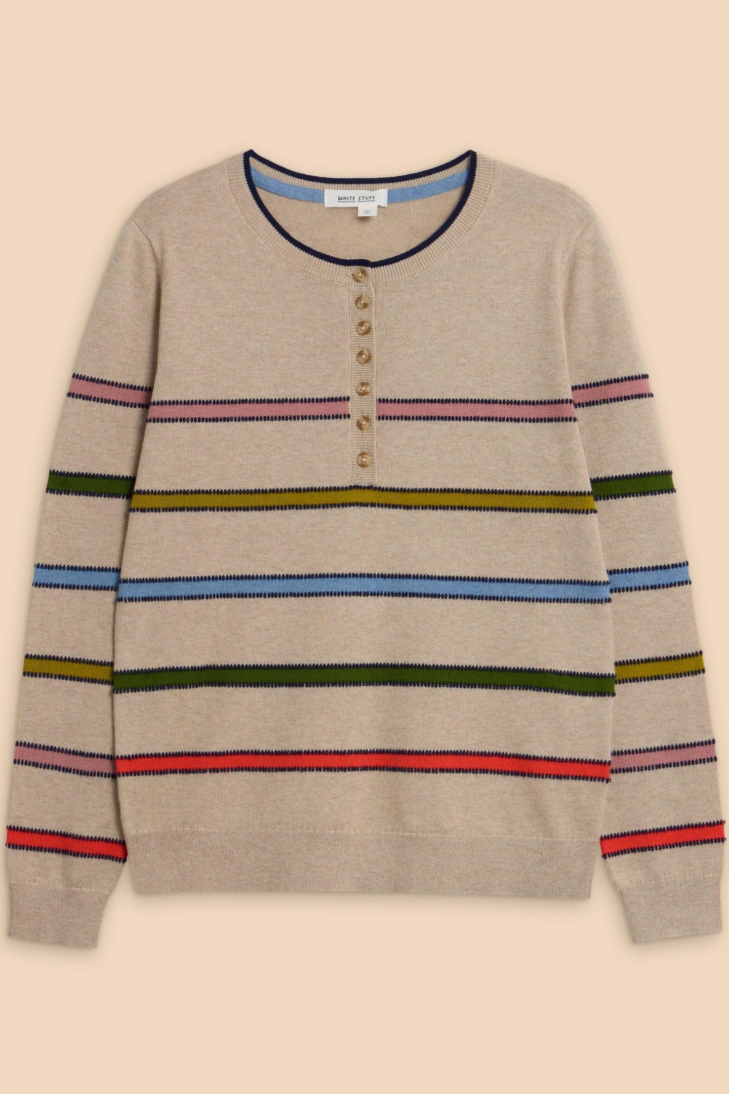 SIENNA STRIPE JUMPER IVORY MULTI 5