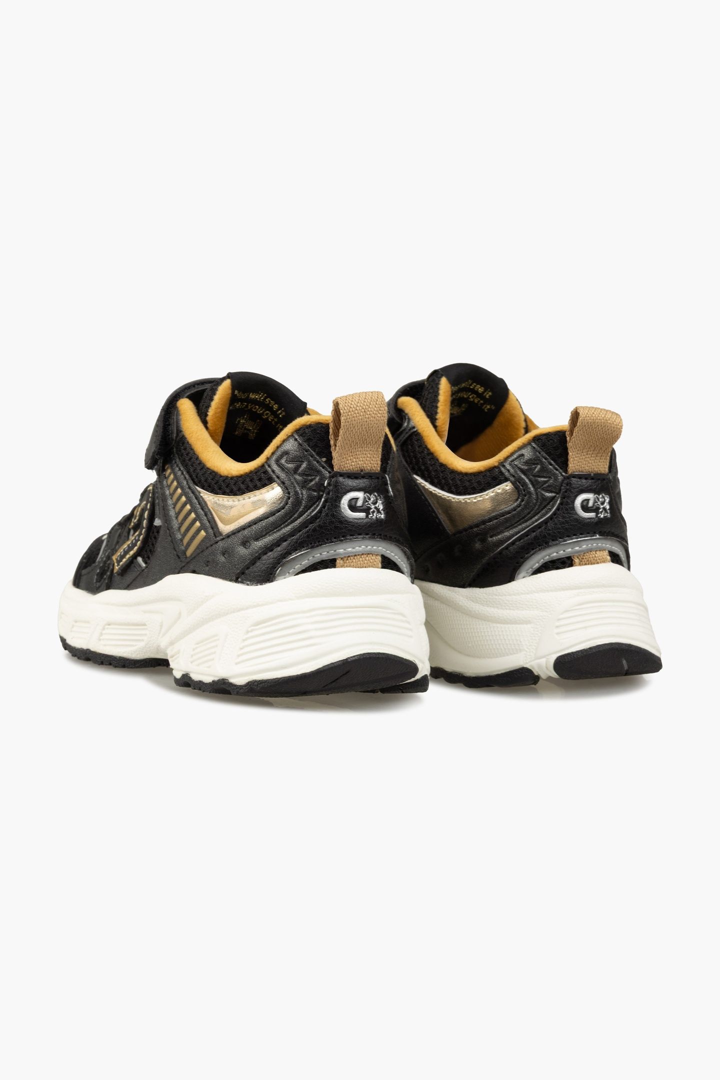 MARTI VELCRO BLACK/GOLD 4