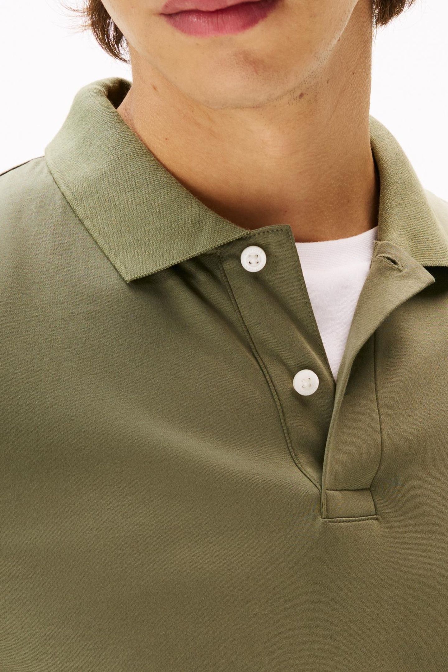 L/S LIQUID COTTON BATTLE GREEN 5