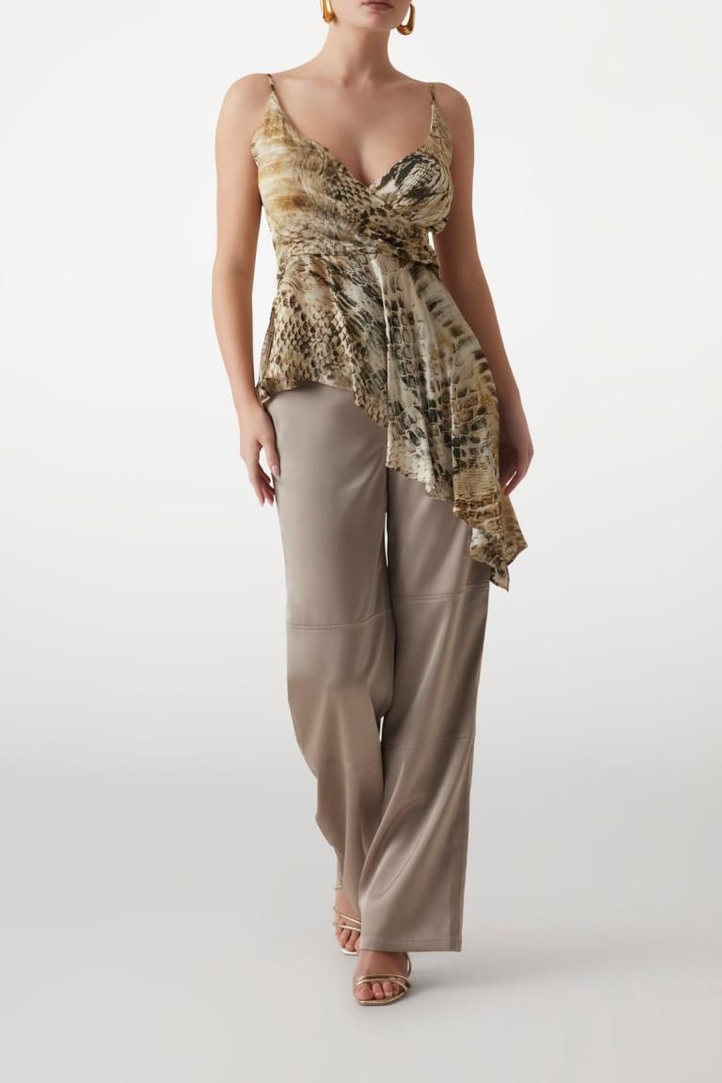 GISELLE ASYMMETRICAL JUMBLE SKIN PRINT 1