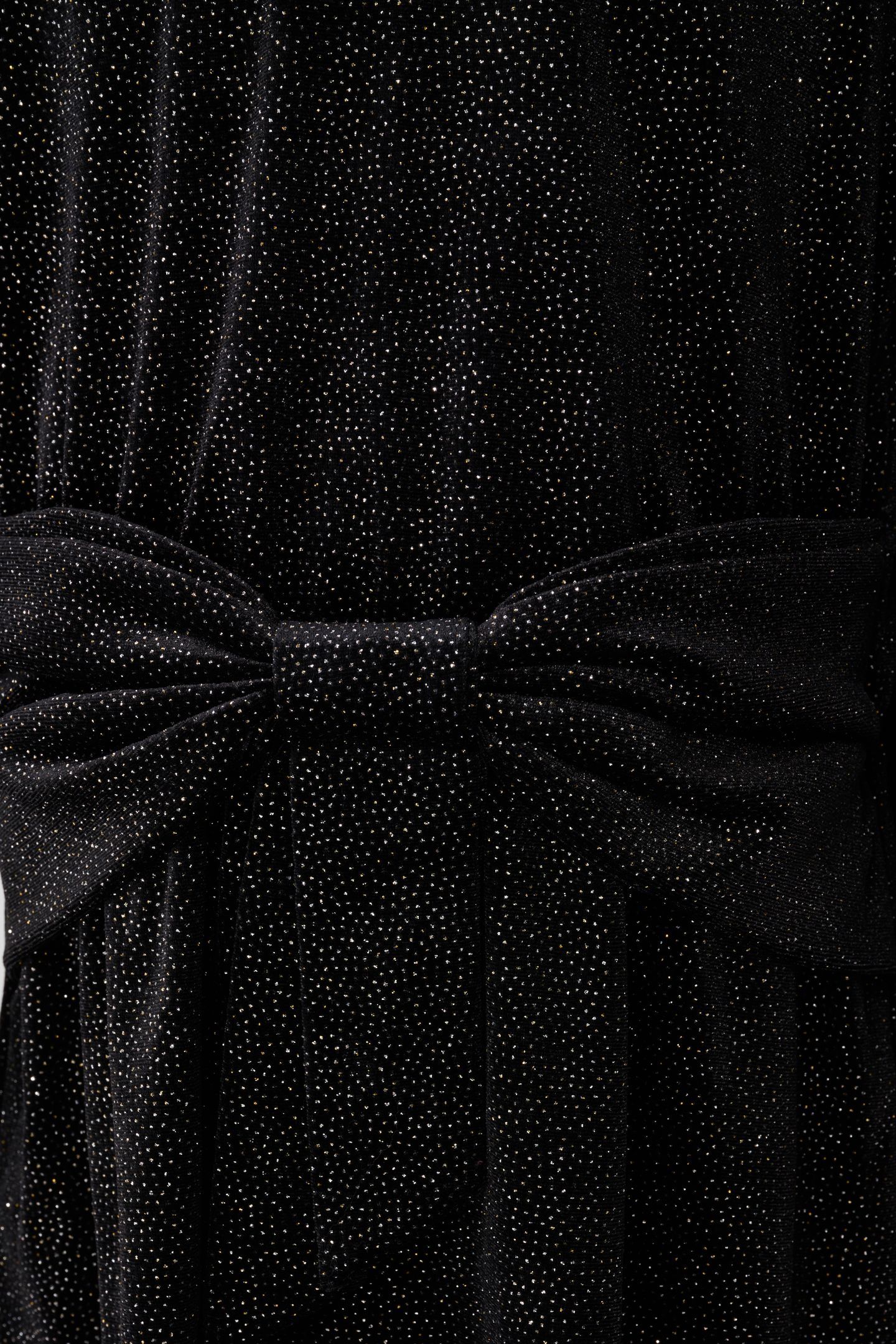 GAM-SBVELVET BOW DRESS BLACK 6