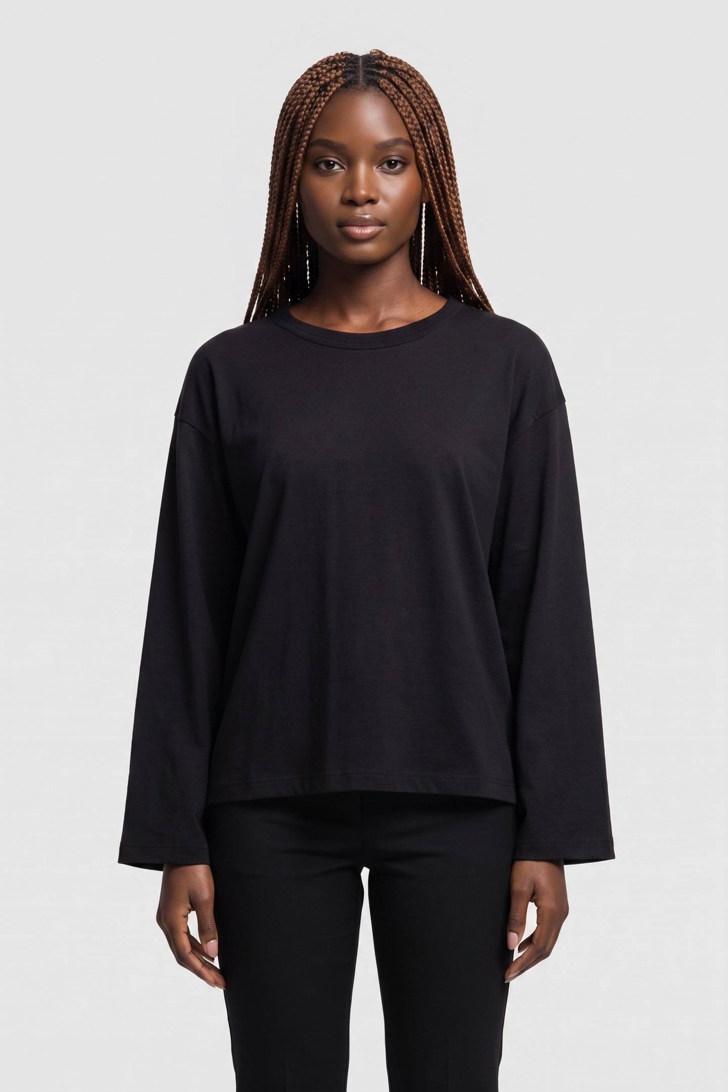 NIEVE LONGSLEEVE BLOUSE BLACK 1