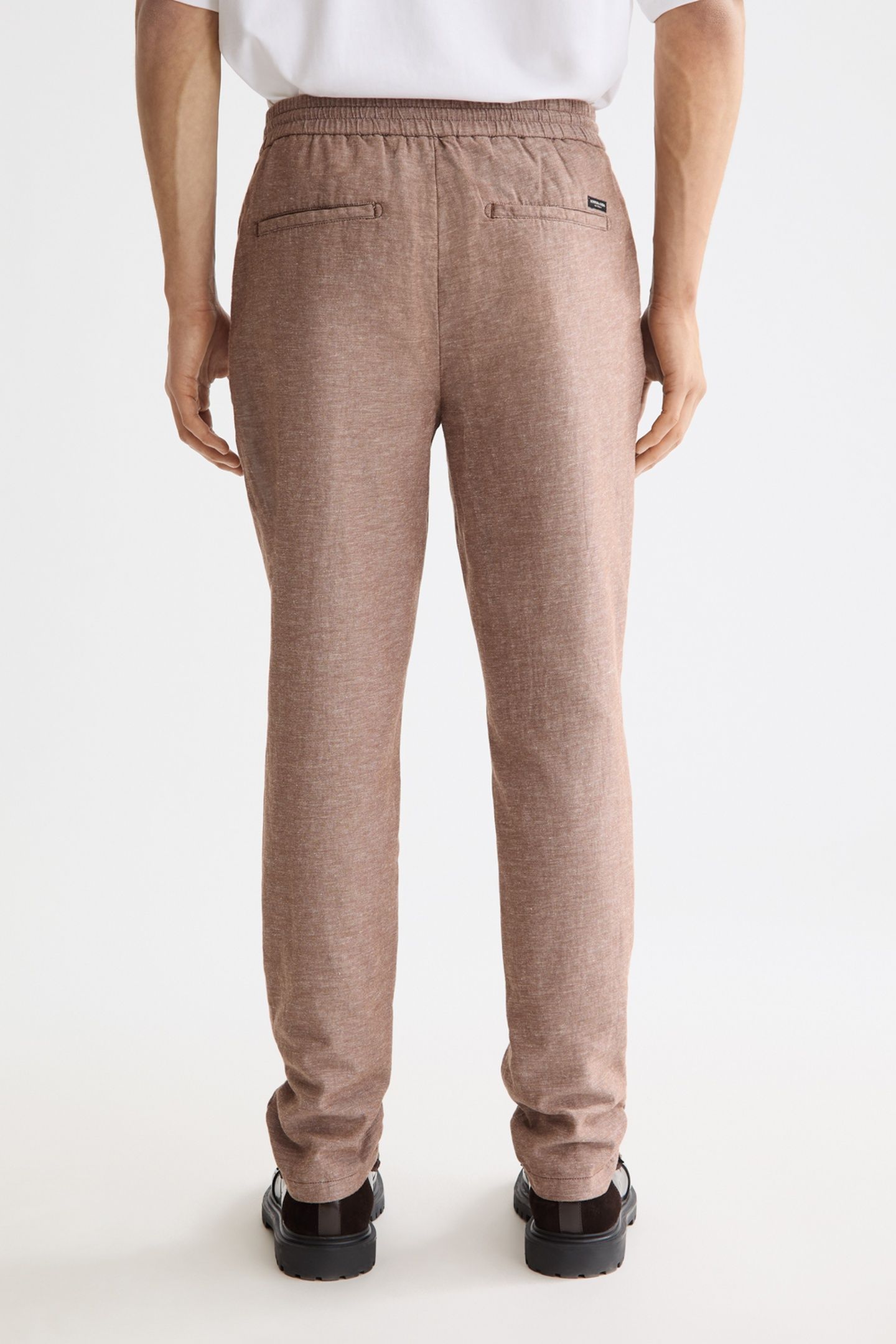 SEASONAL CORE - WARREN - STRAIGHT-FIT COTTON LINEN JOGGER SO 2