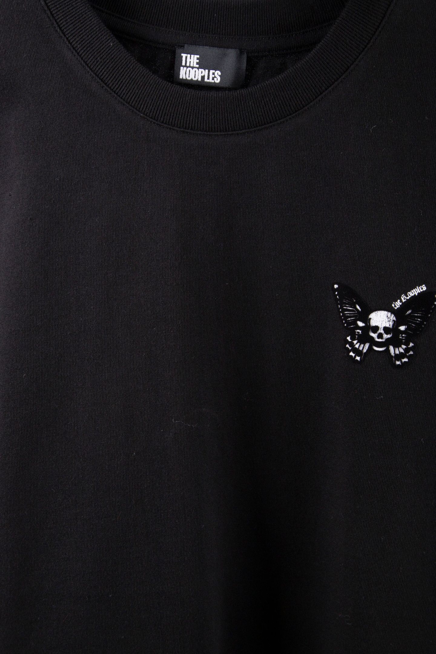 SHORT-SLEEVED T-SHIRT WITH FLOCK BLACK 4