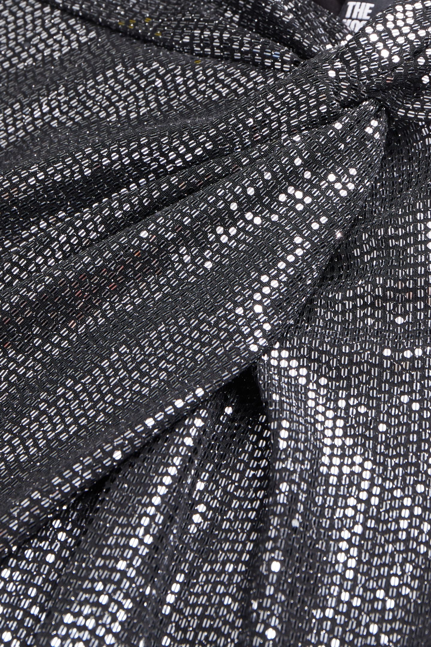 DRAPED SEQUIN SKIRT SILVER 5