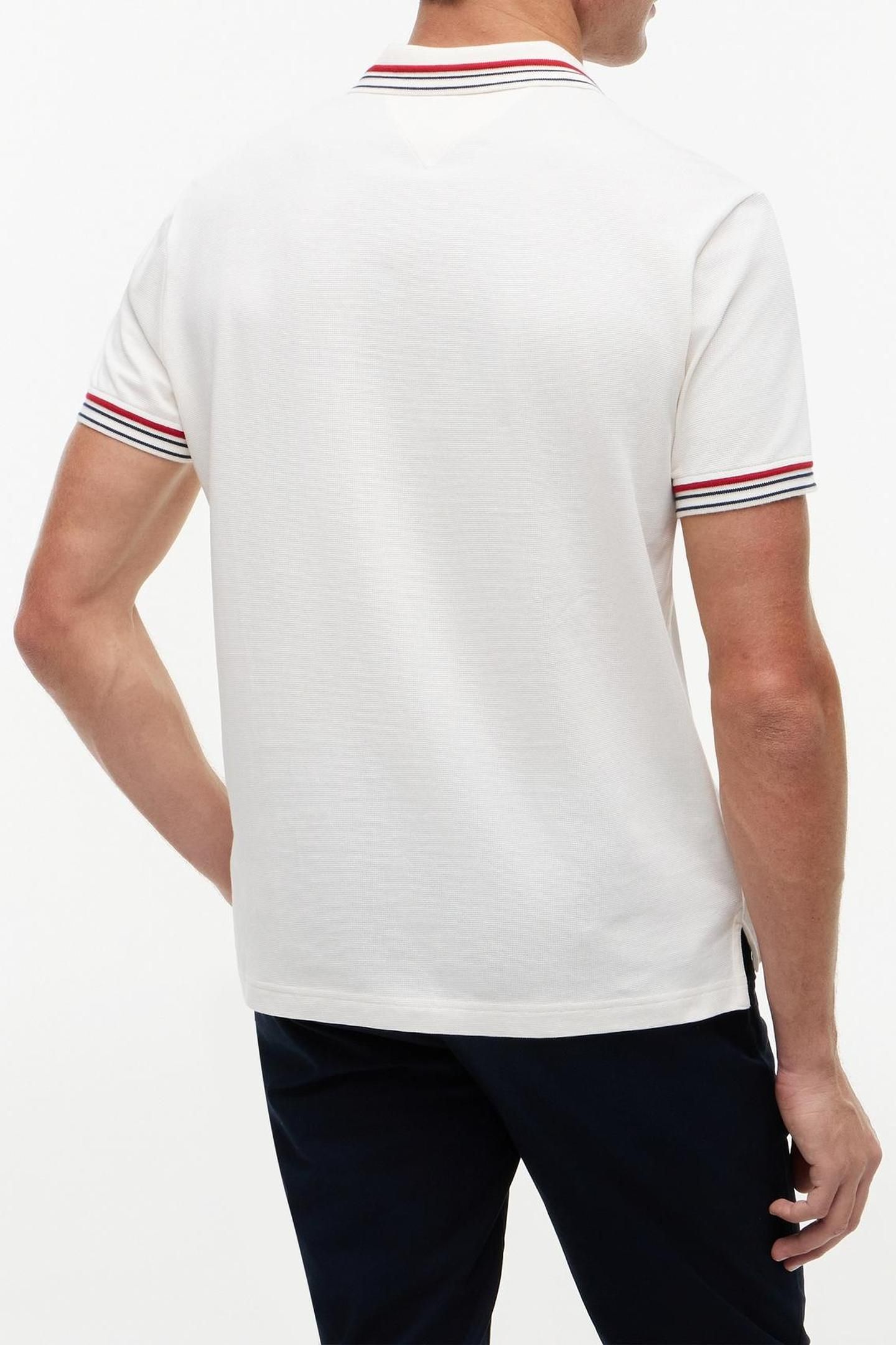 REGULAR FIT SIGNATURE COLLAR POLO SHIRT IVORY PETAL 2