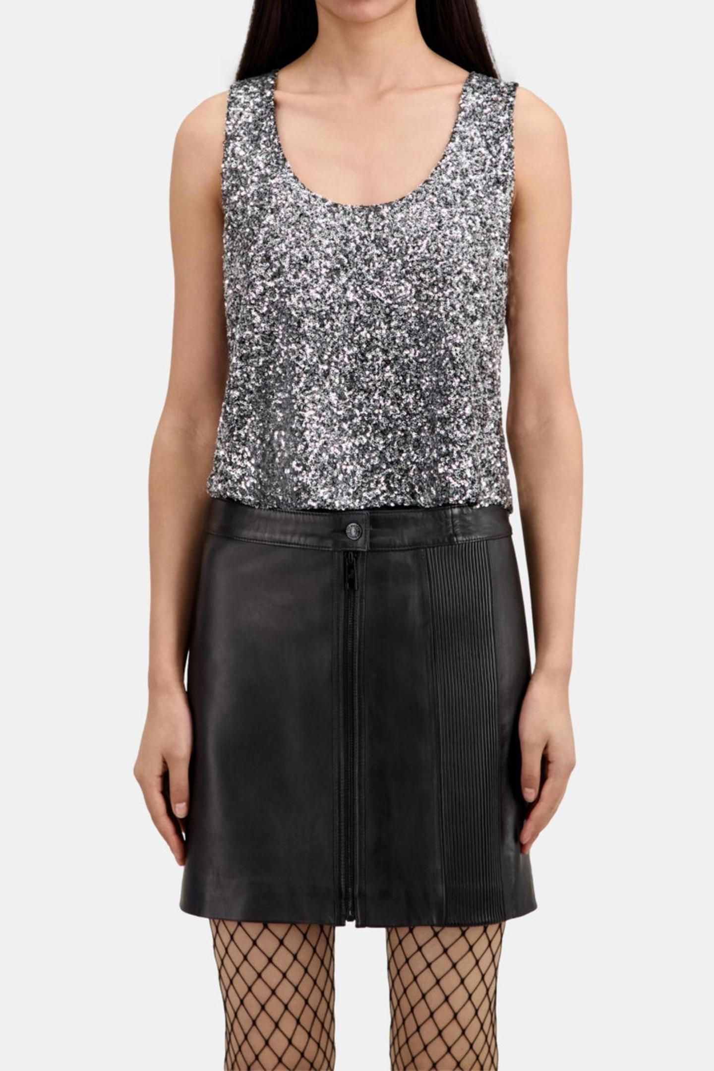 DEBARDEUR A SEQUINS SILVER 1