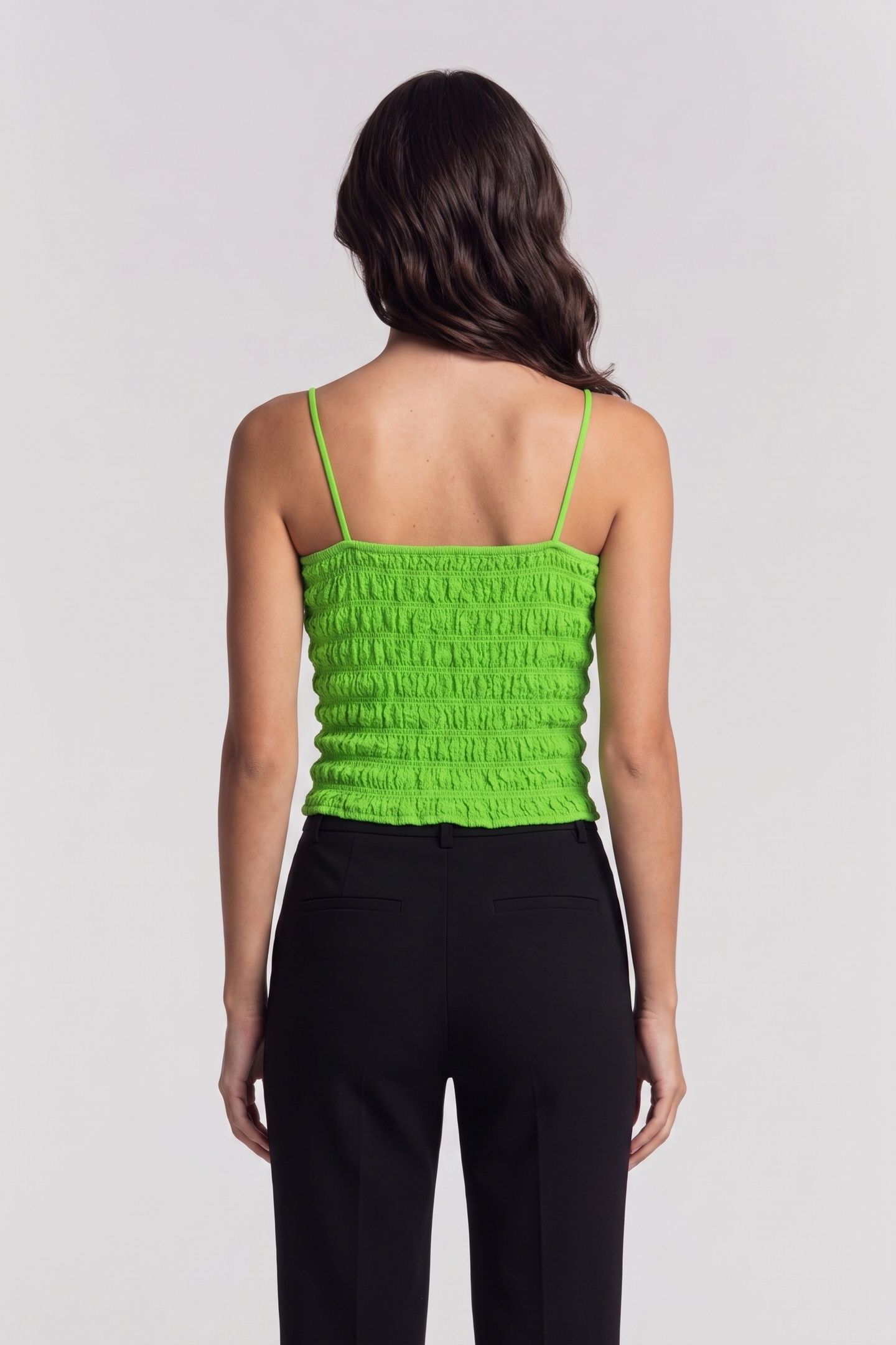 HIDE CRINCLE TOP GREEN 2