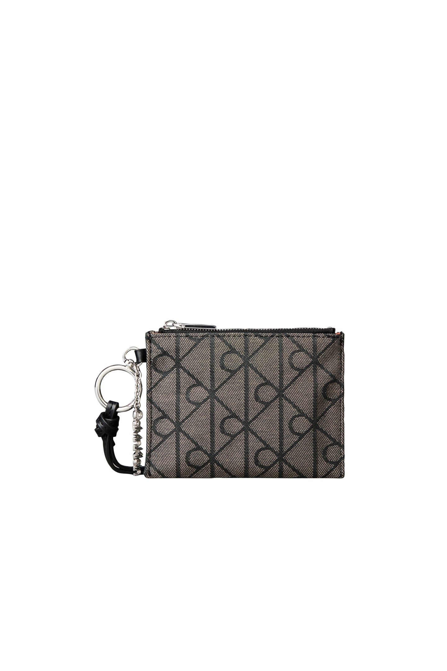 SCRIPT HARDWARE JACQUARD POUCH LOTUS BEIGE/BLACK JACQUARD 1