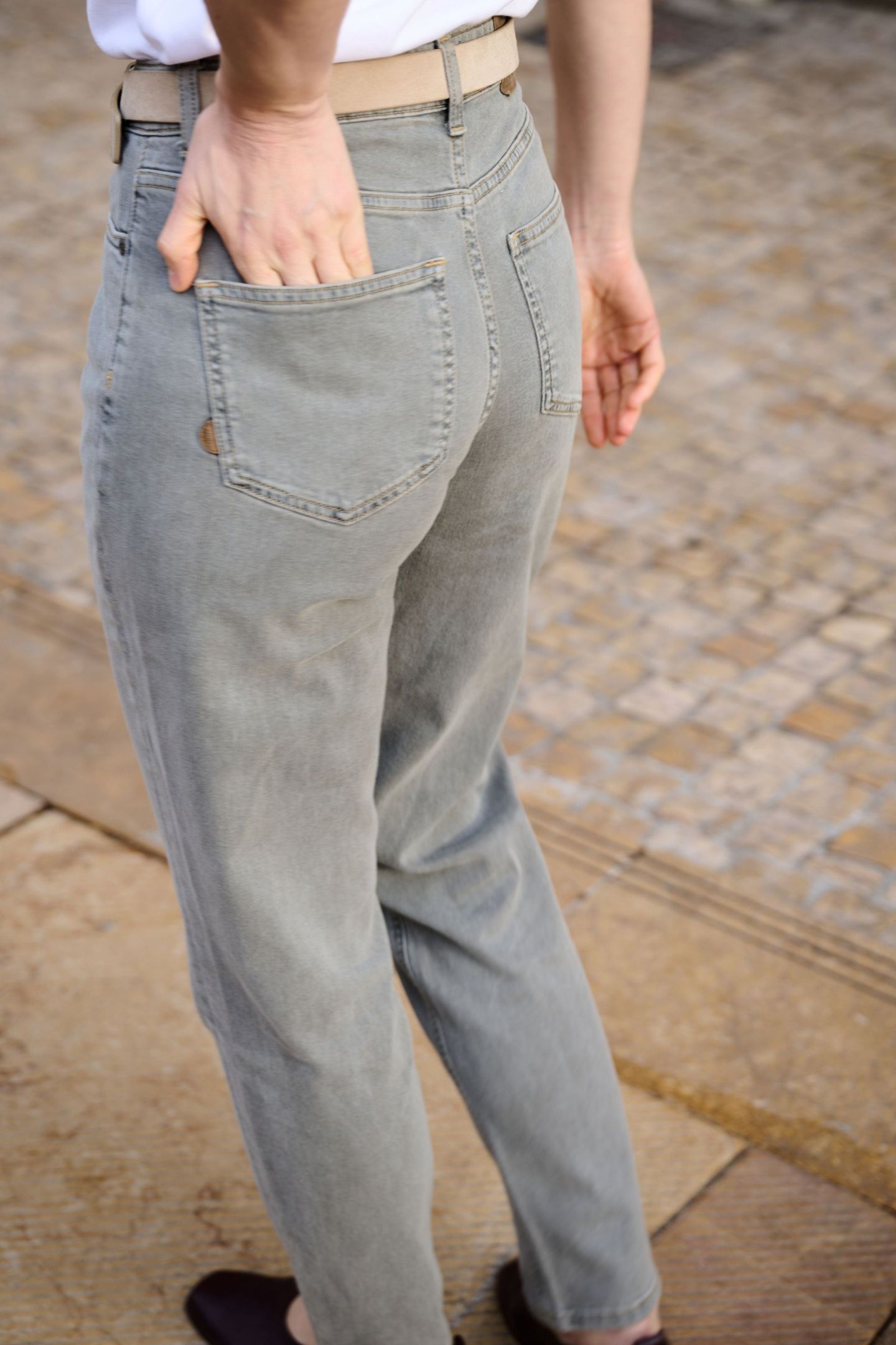 MAMS HIGH TAPERED FADED GREY 8