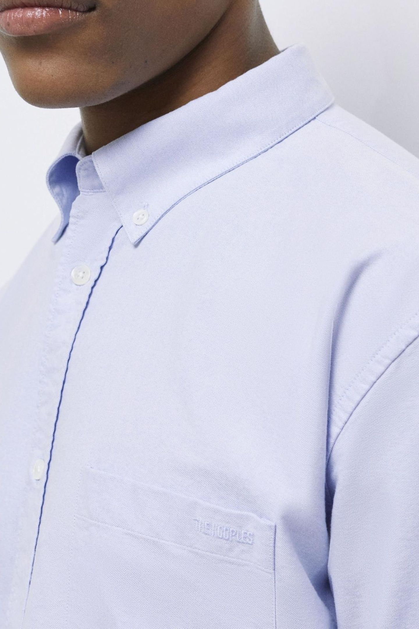 LONG-SLEEVED SHIRT WITH CLASSIC COLLAR LIGHT BLUE 6