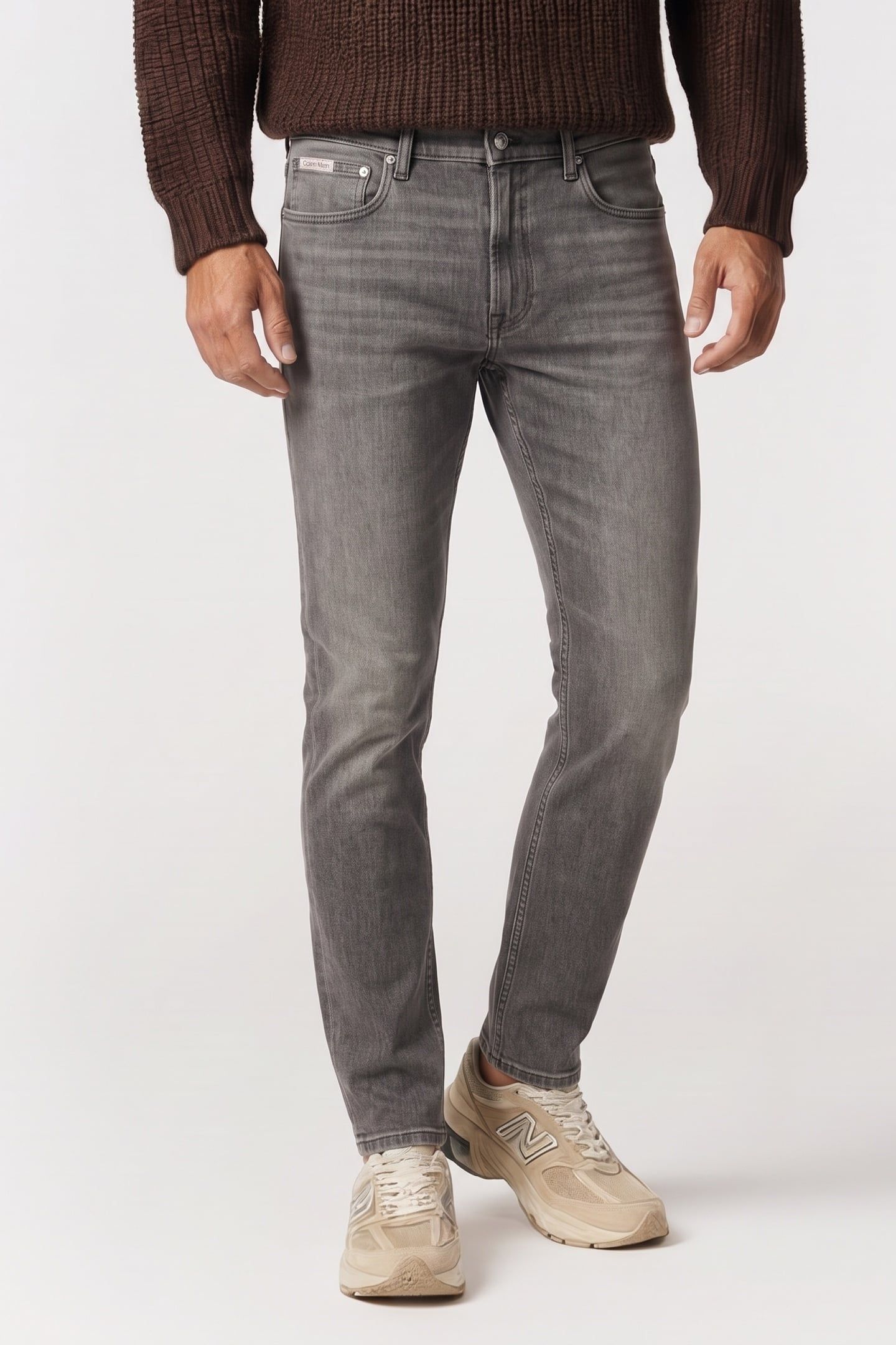 SLIM TAPER ABRADED JEAN ABRADED STONE 1