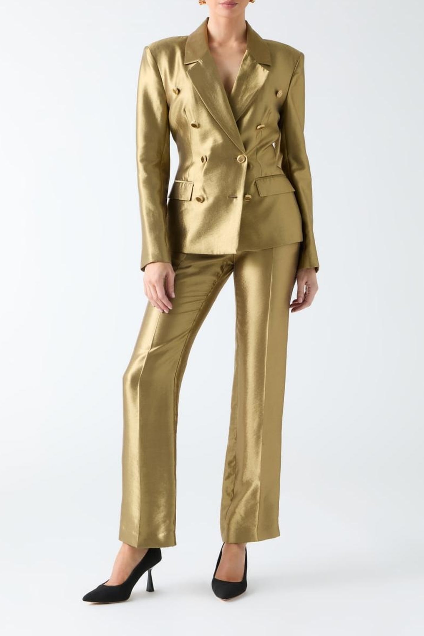 MILLA PANT ANTIQUE GOLD MULTI 1