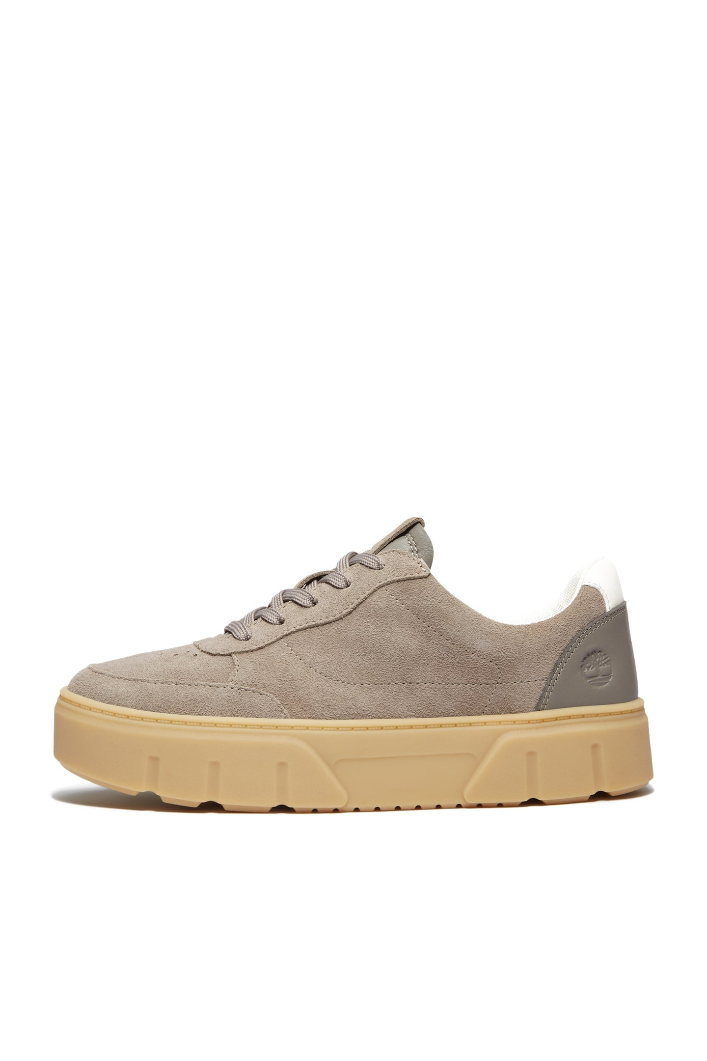 LAUREL COURT LOW LACE UP SNEAKER MEDIUM GREY SUEDE 4