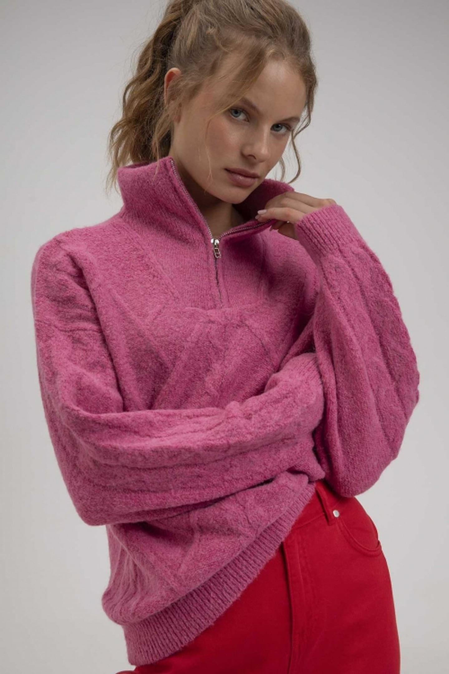 STEFANO SWEATER BUBBLEGUM 2