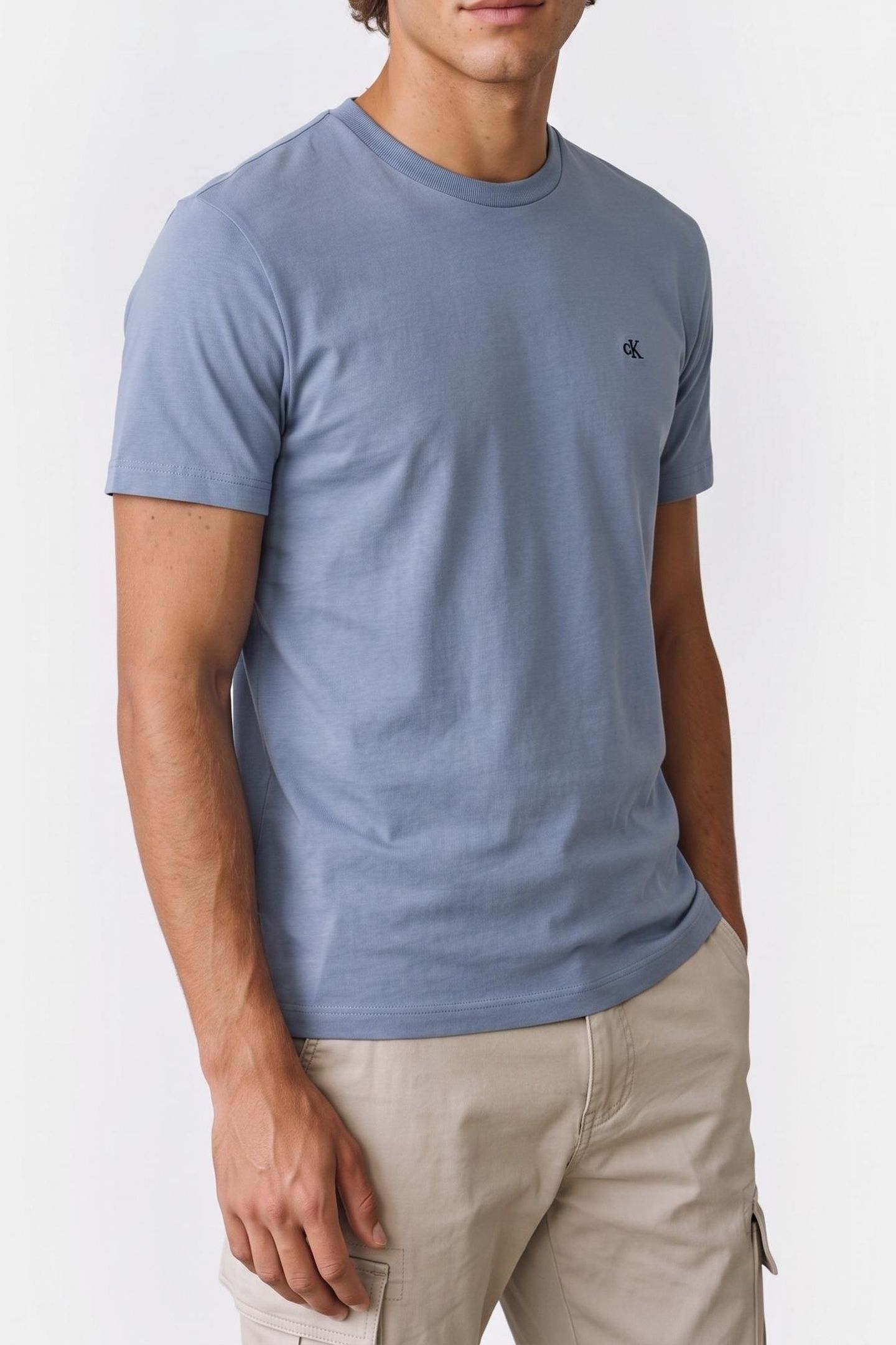 SS CLASSIC MONOGRAM TEE DUSTY SAILOR BLUE 1