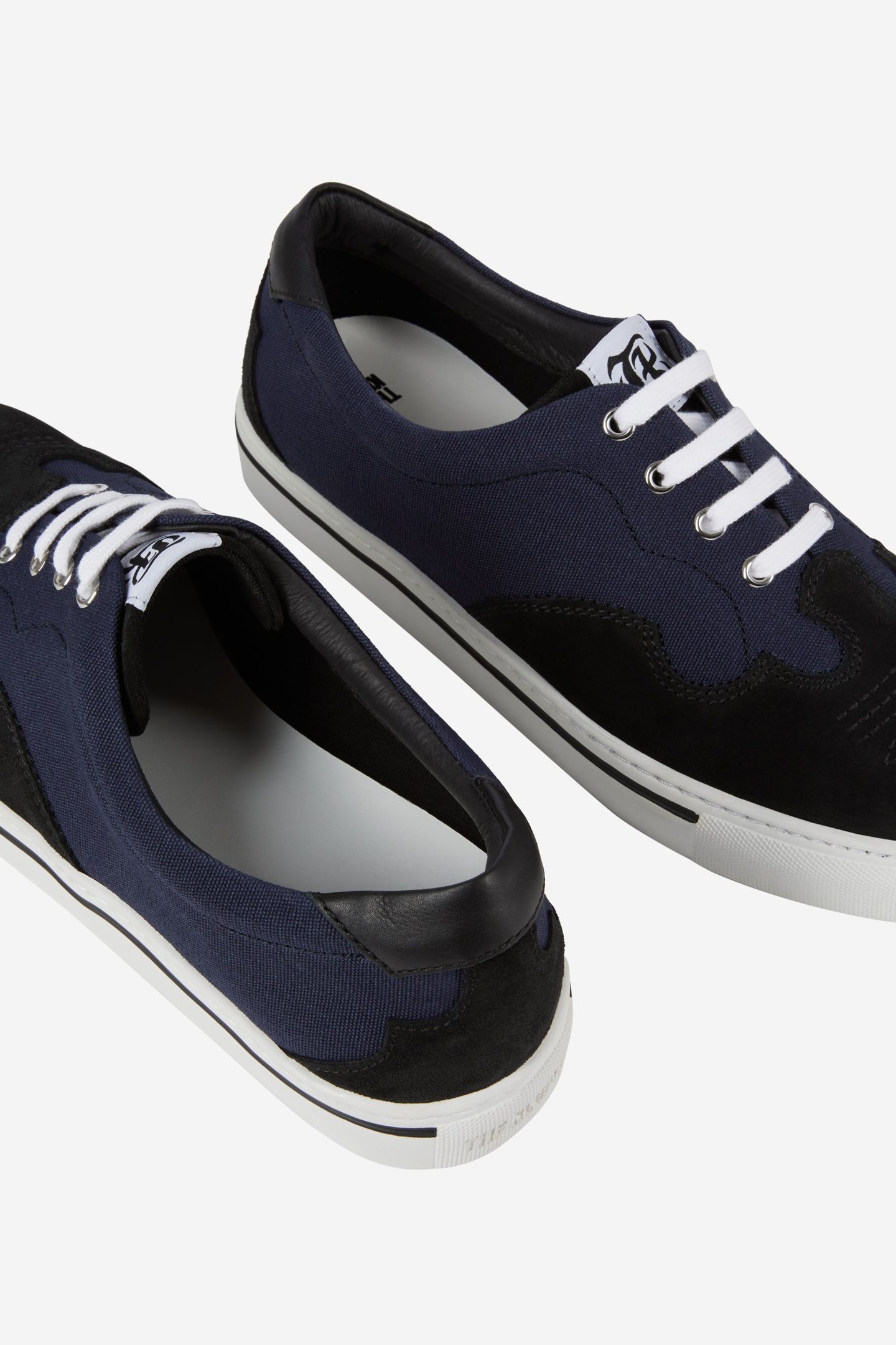 LOW-TOP CANVAS SNEAKERS NAVY 3