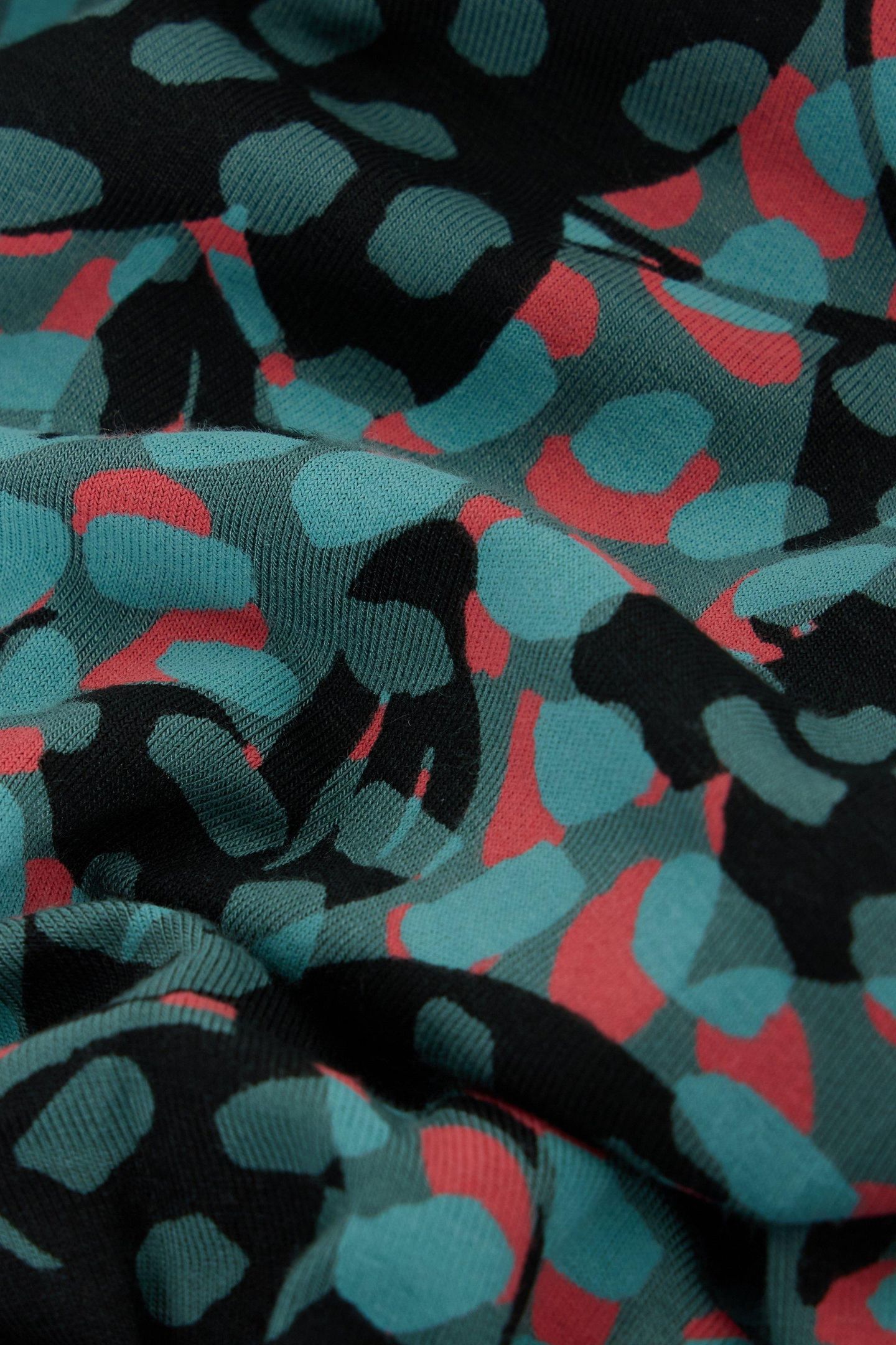 TALLIE JERSEY DRESS TEAL MULTI 6