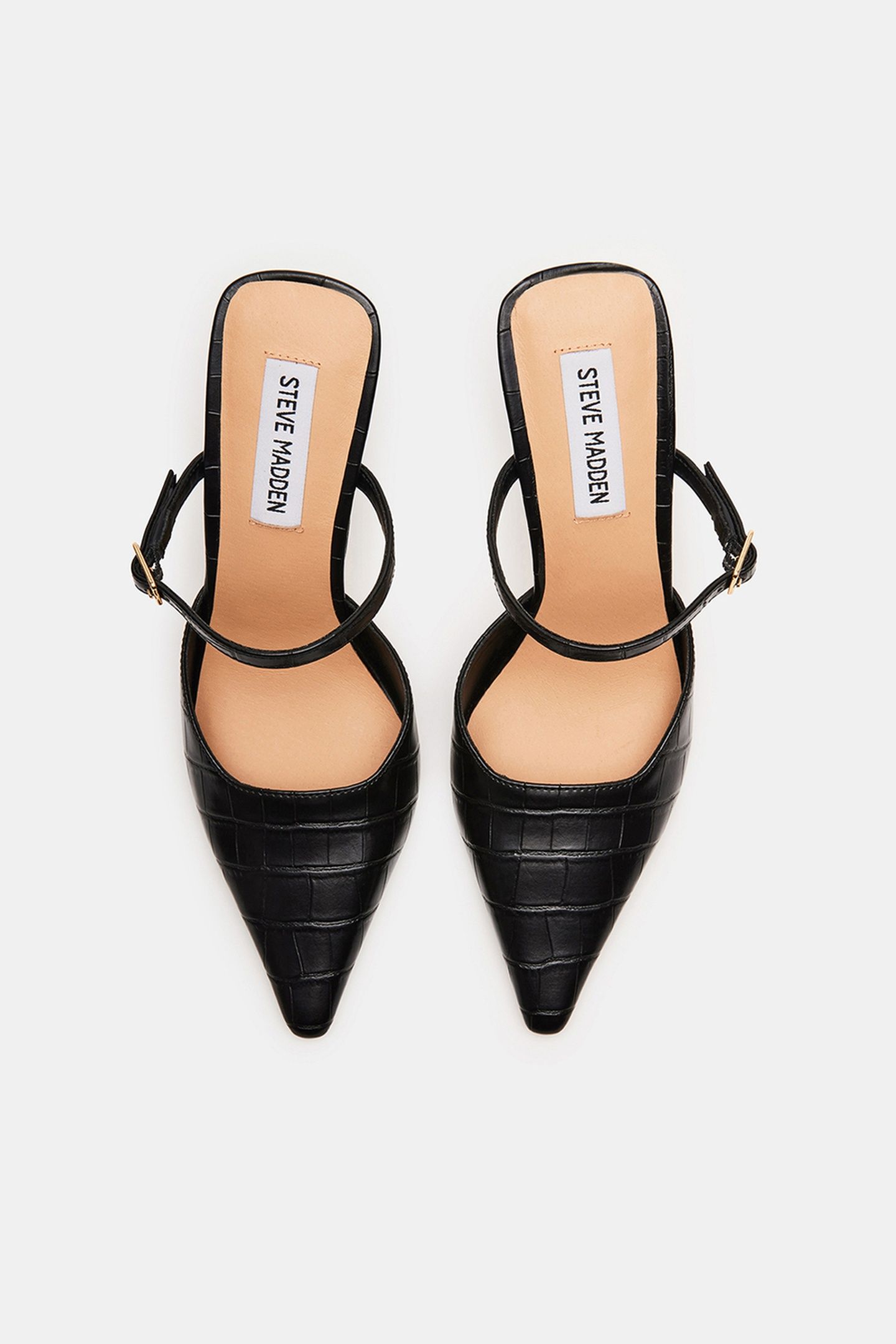 BRECKI MULES BLACK CROCO 4