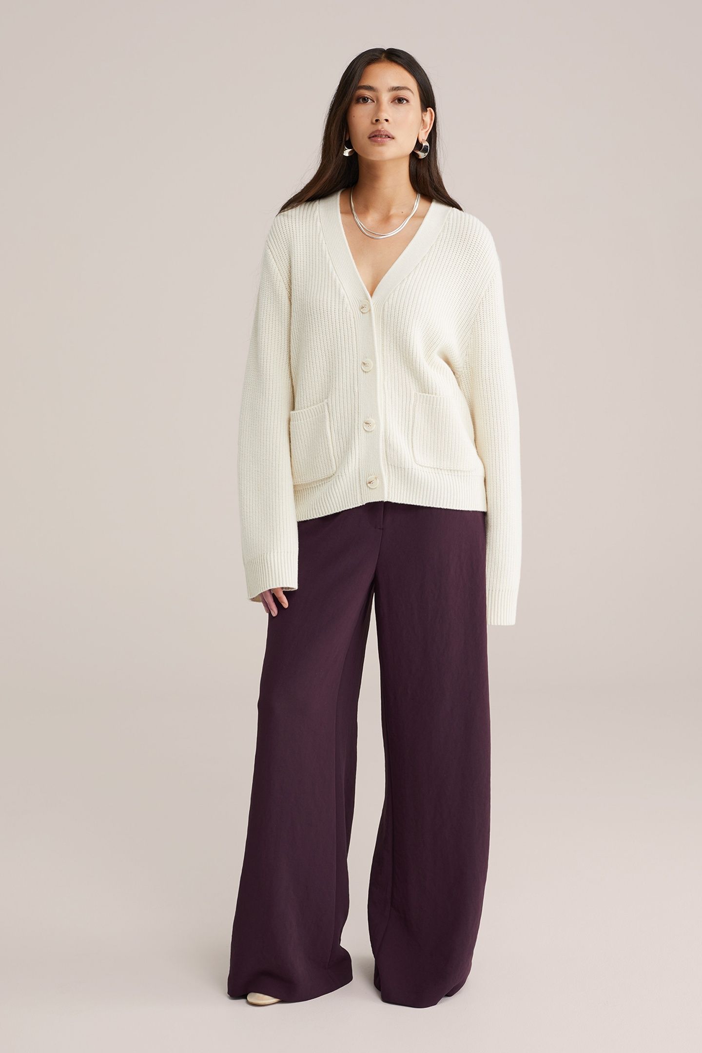 KNITTED CARDIGAN OFF-WHITE 2
