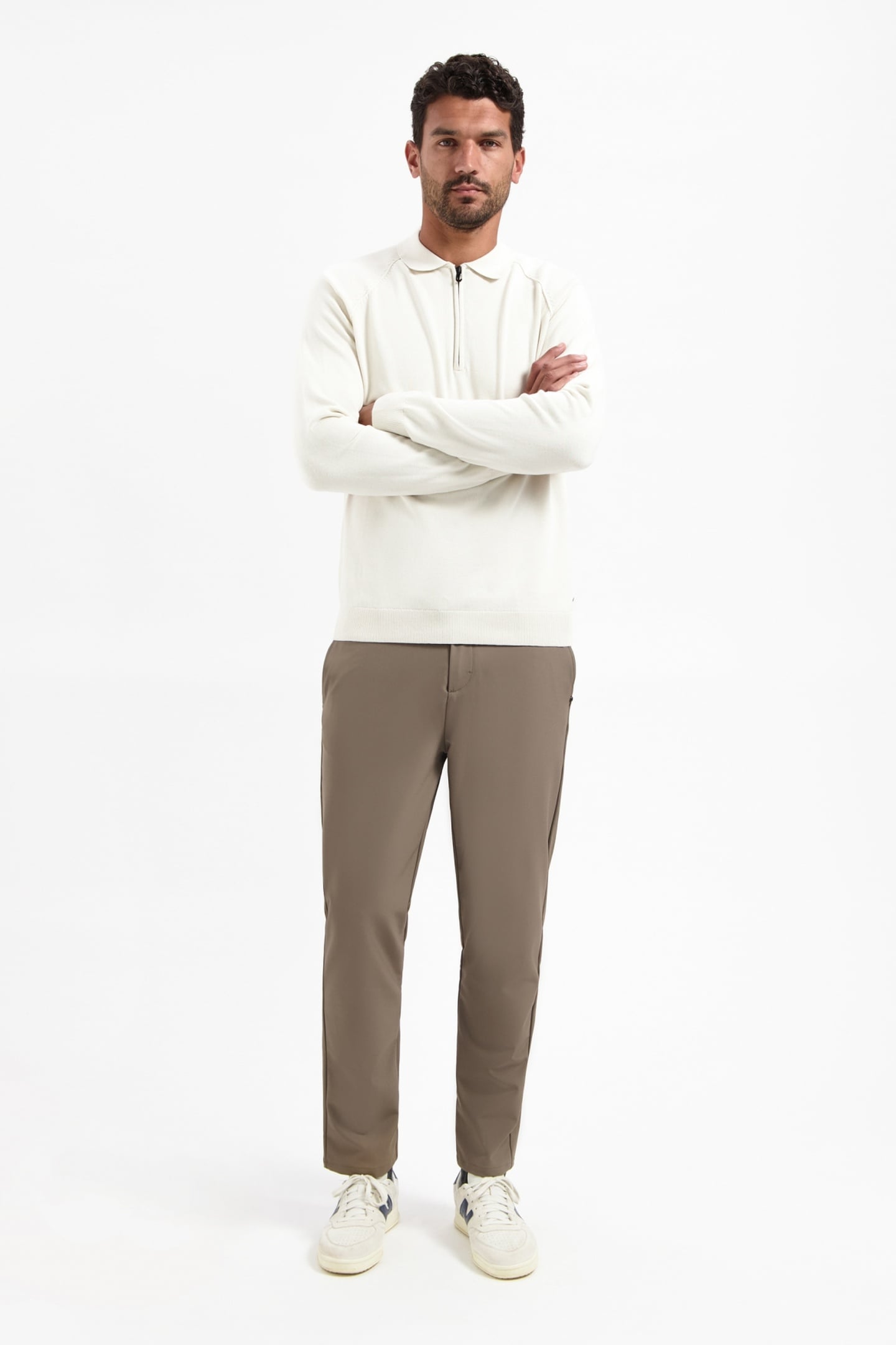 PULLOVER POLO HALF ZIP SOLID KIT 1