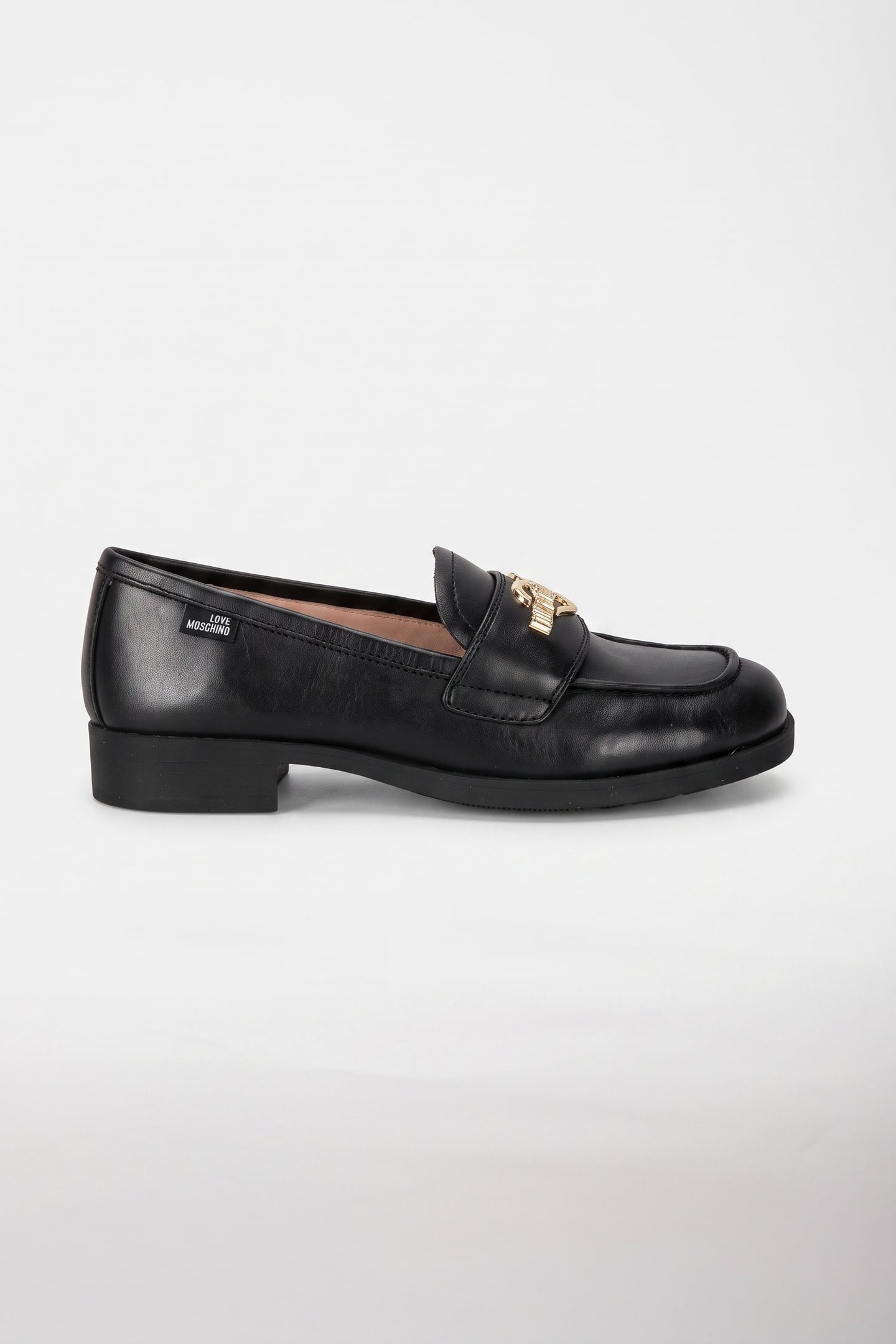 GOATSKIN LOAFER BLACK 1
