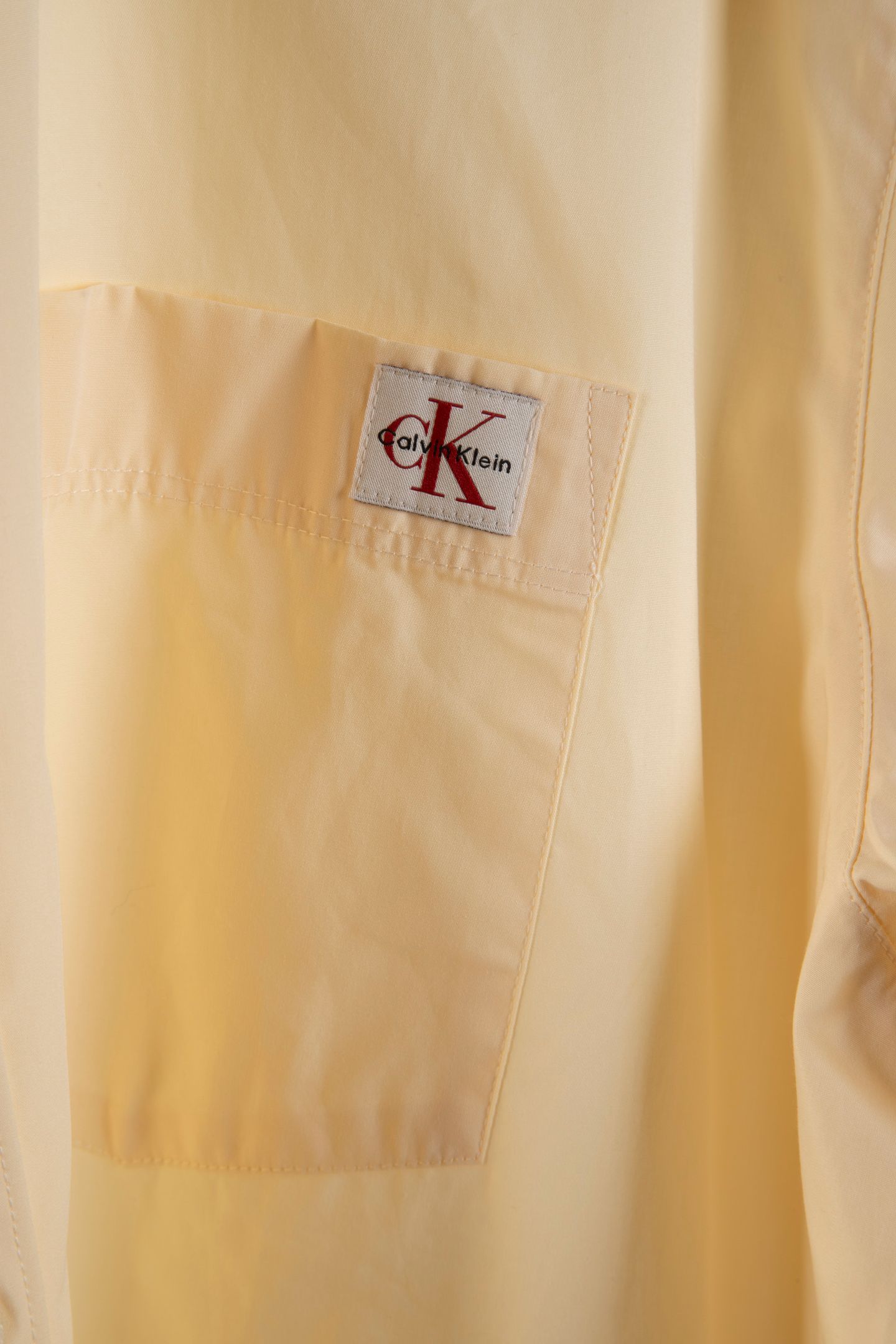HERITAGE LABEL RELAXED SHIRT VANILLA CUSTARD 4