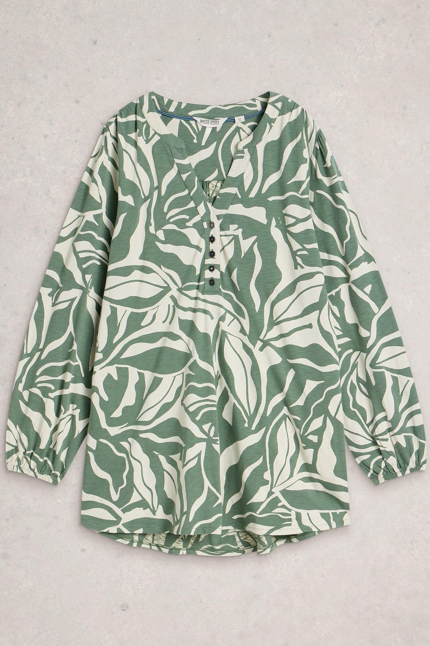 PHOEBE TUNIC GREEN PRINT 3