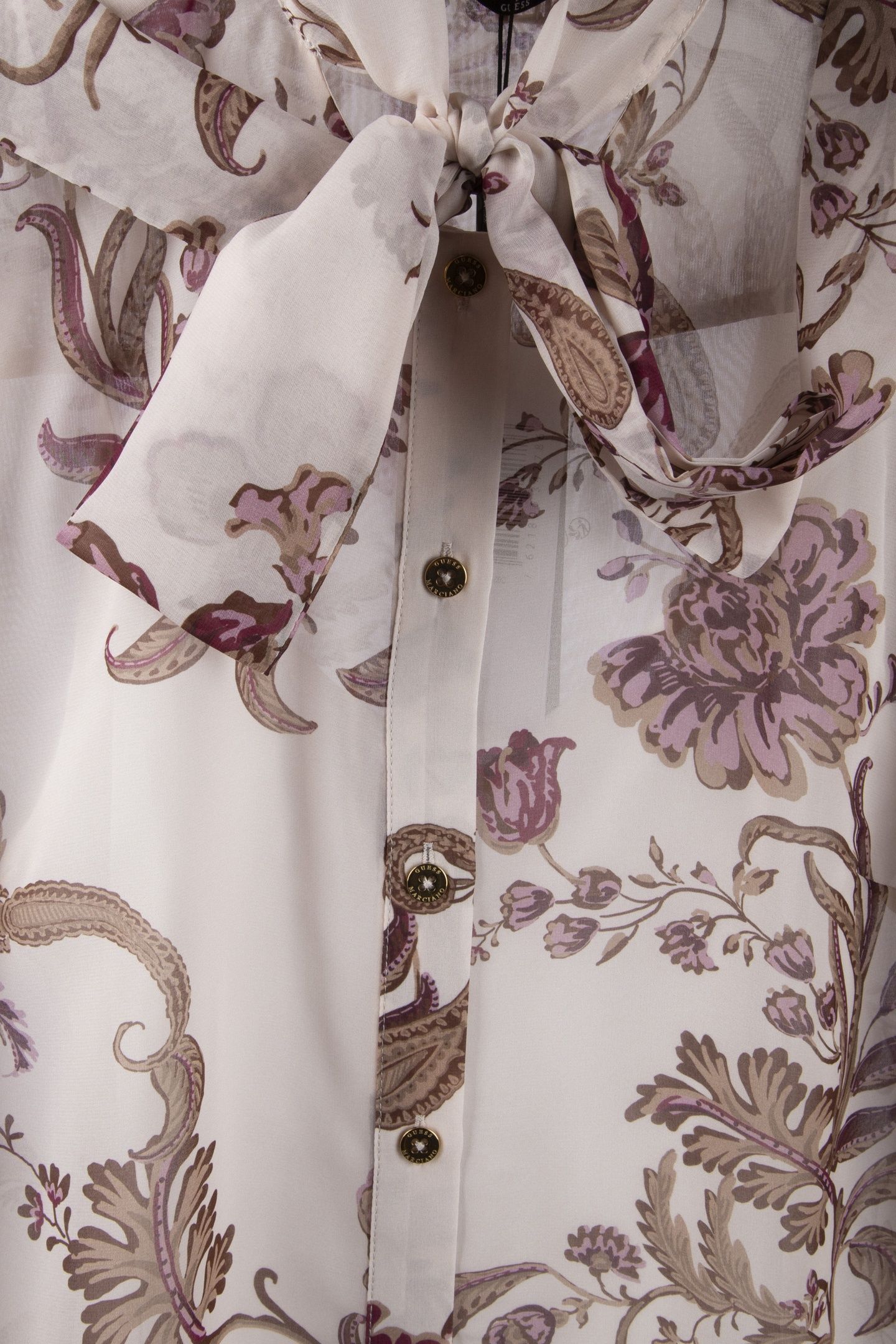VERITY BOW LS BLOUSE FLORAL PAYSLEY ICE C 3