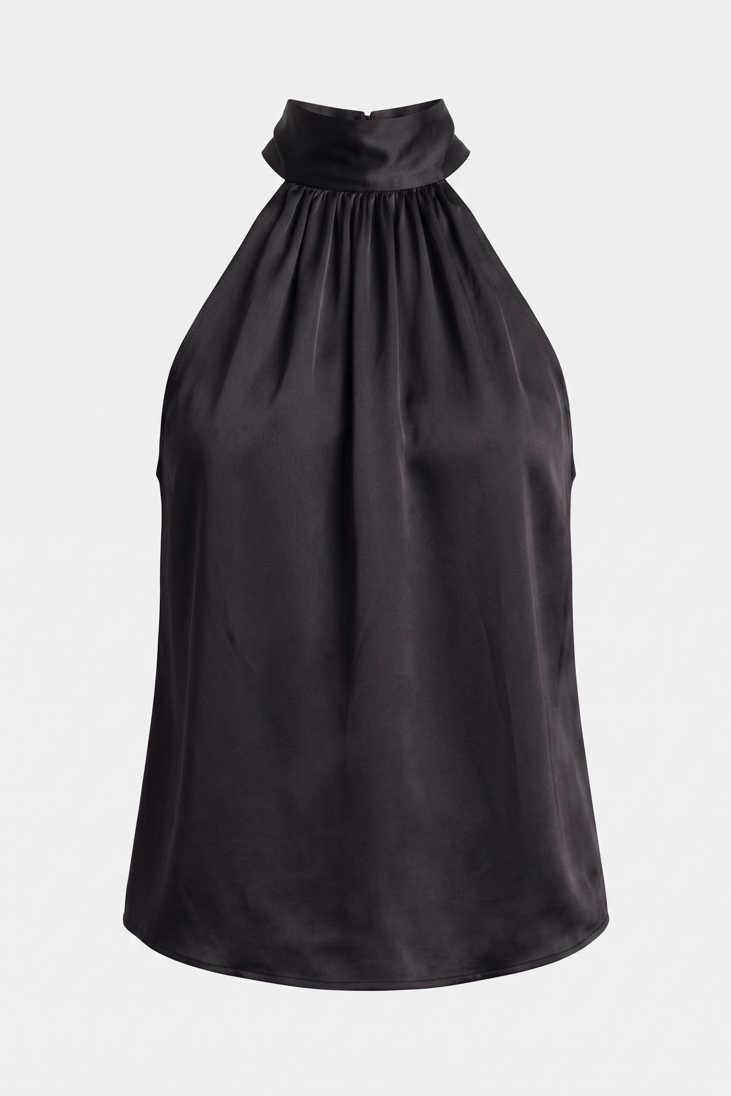 ELISA HALTER NECK TO JET BLACK A996 3