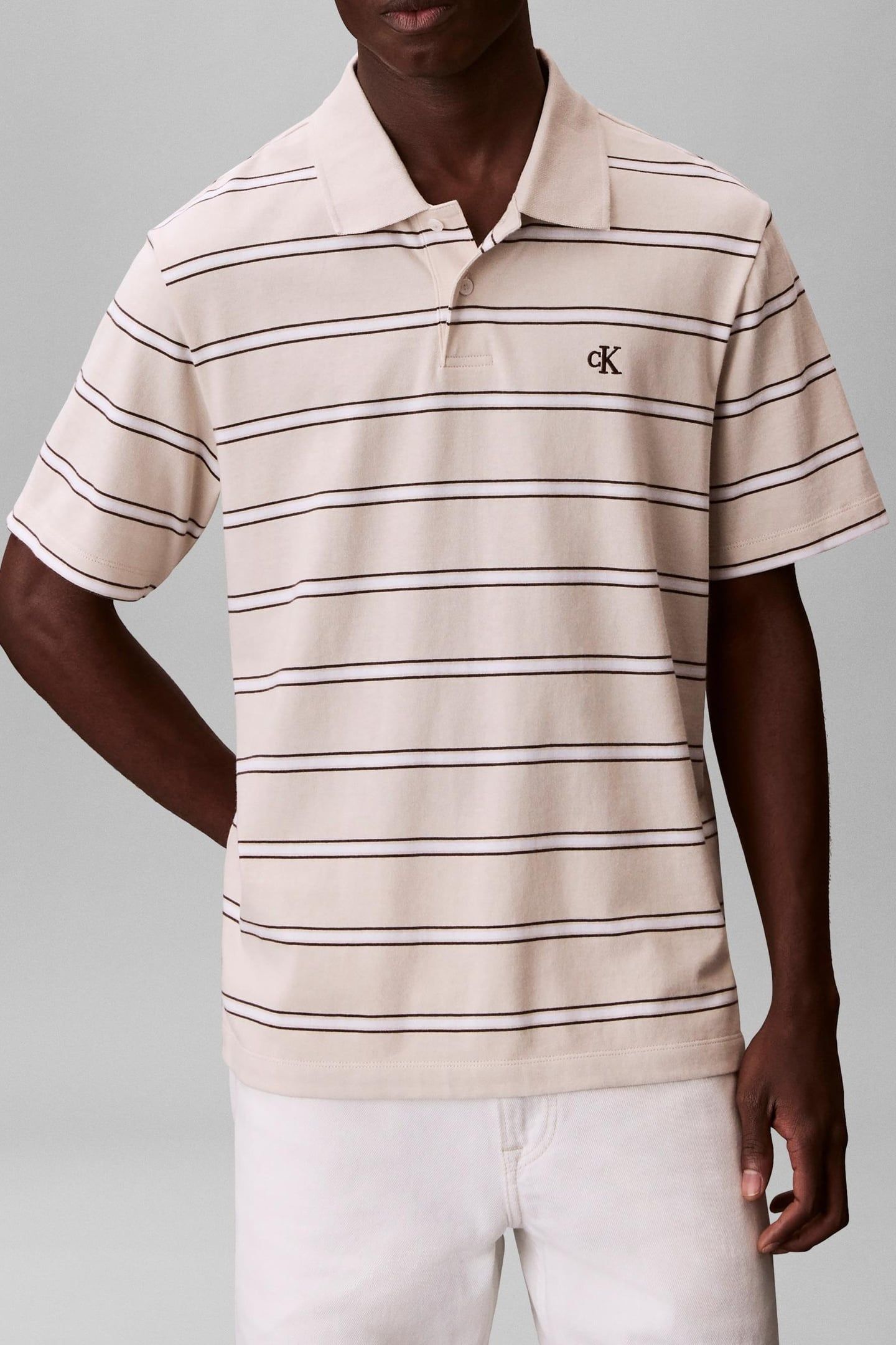 SHORT SLEEVE EASY 16S JERSEY TEE OATMEAL 1