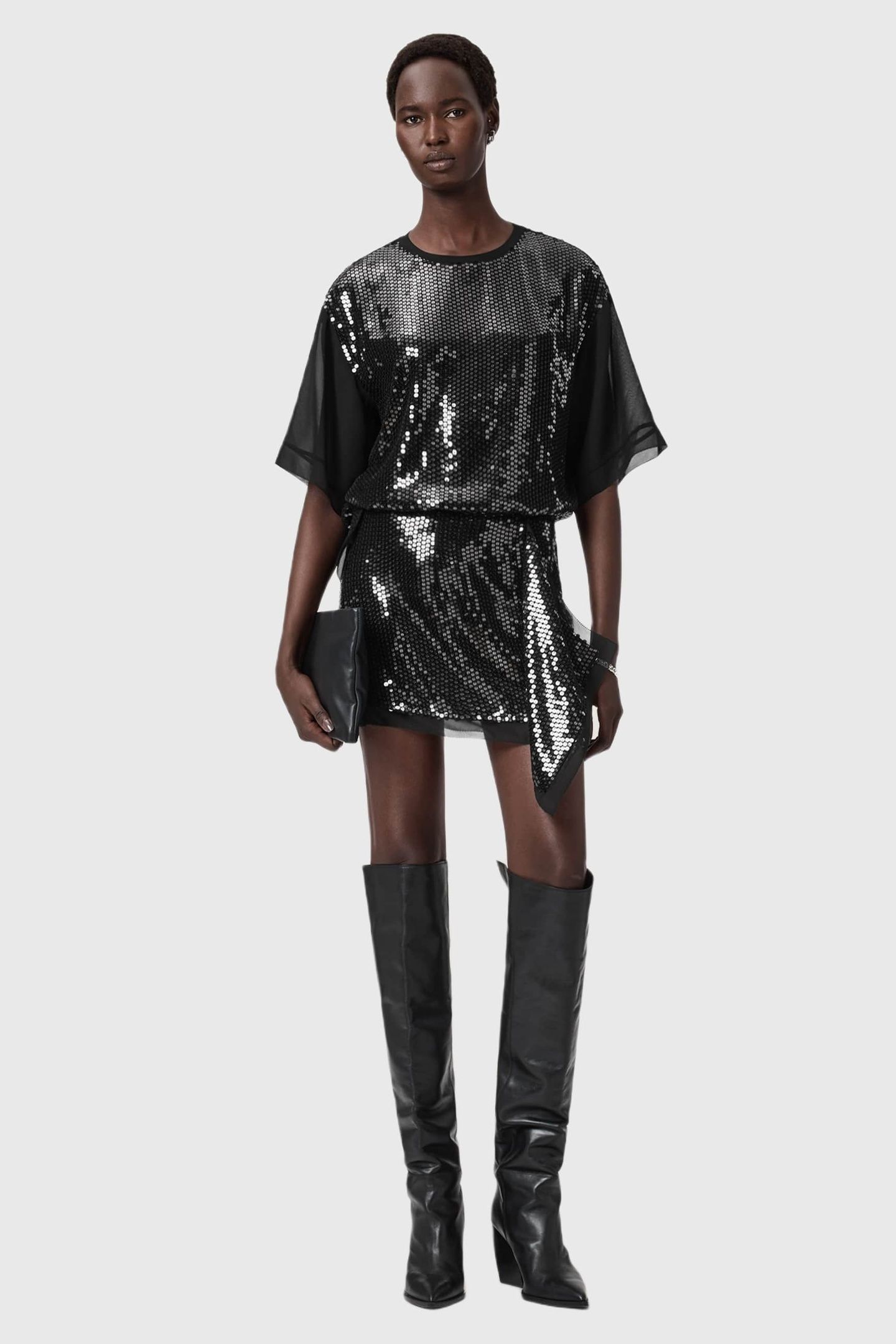FONSIE EMB SKIRT BLACK 3
