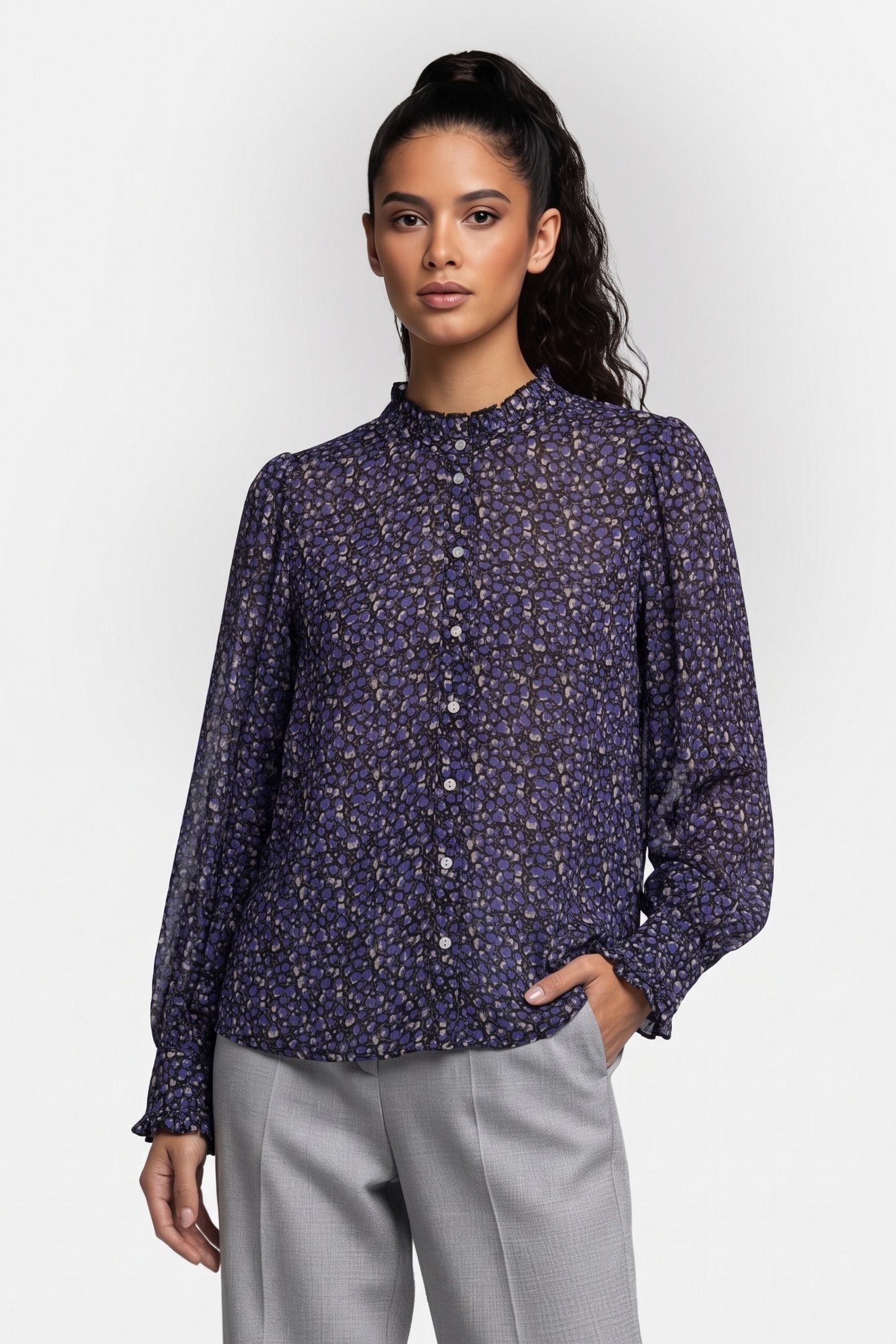 PUCK BLOUSE PURPLE ILLUSION 2