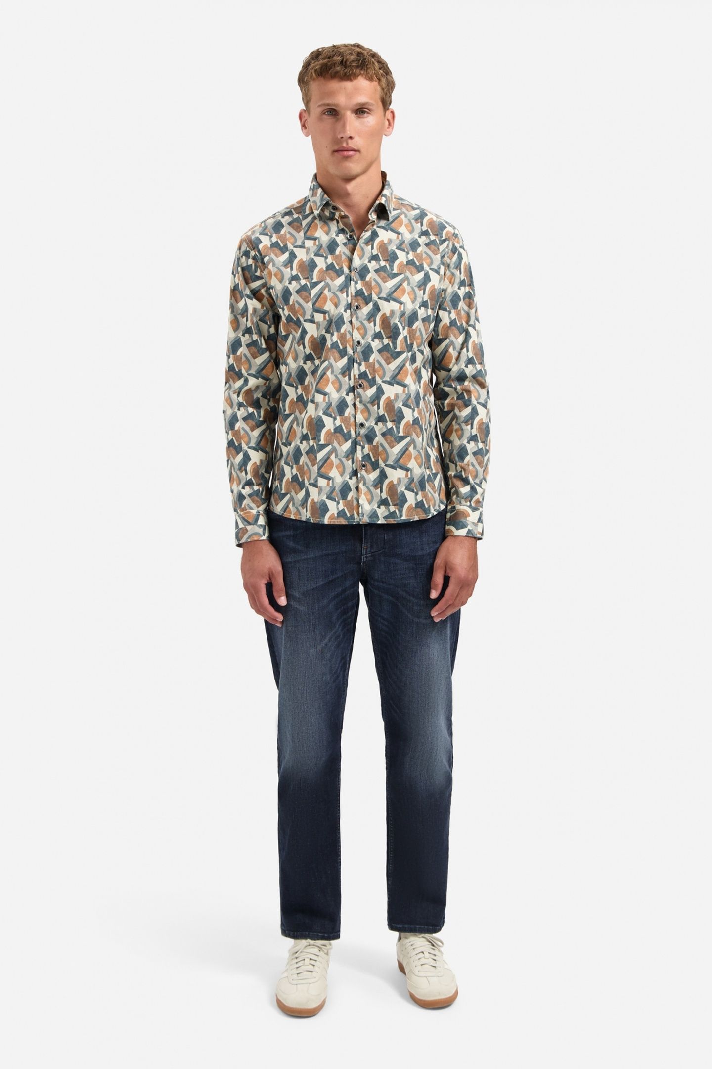 SHIRT STRETCH ALLOVER PRINTED NIGHT 2