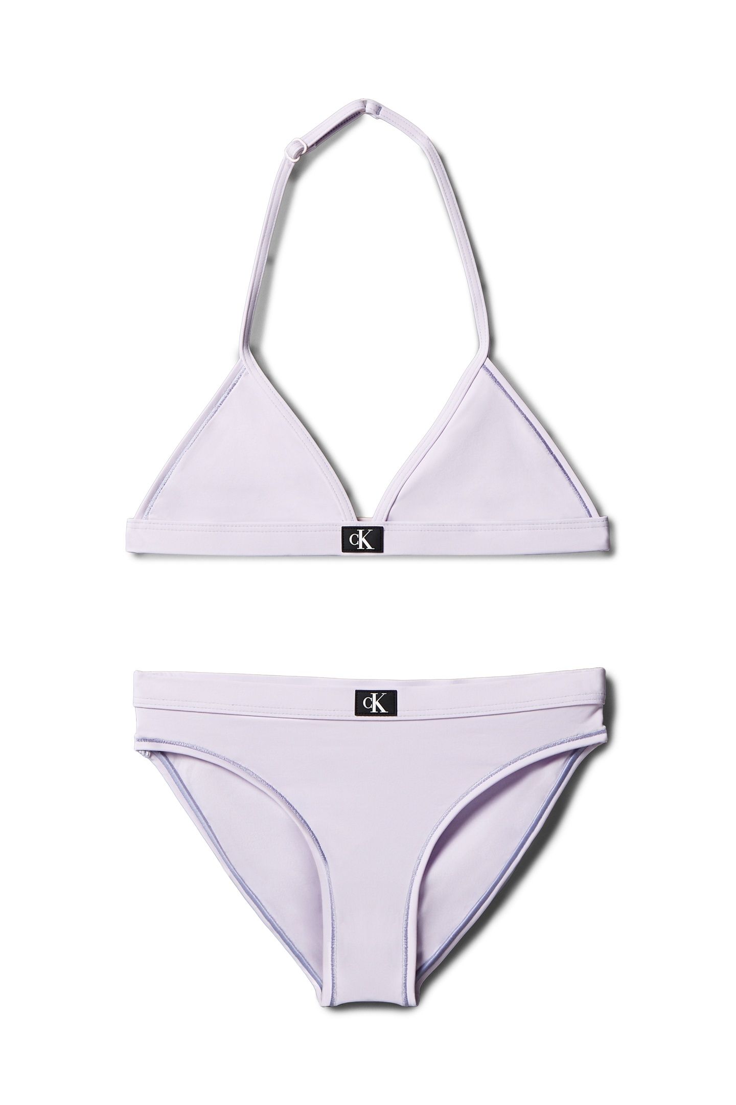 GIRLS TRIANGLE BIKINI SET LILAC 1