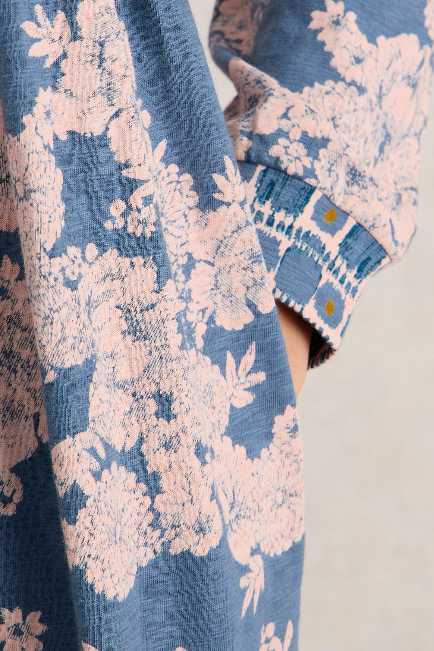 AIMEE JERSEY DRESS BLUE MULTI 4
