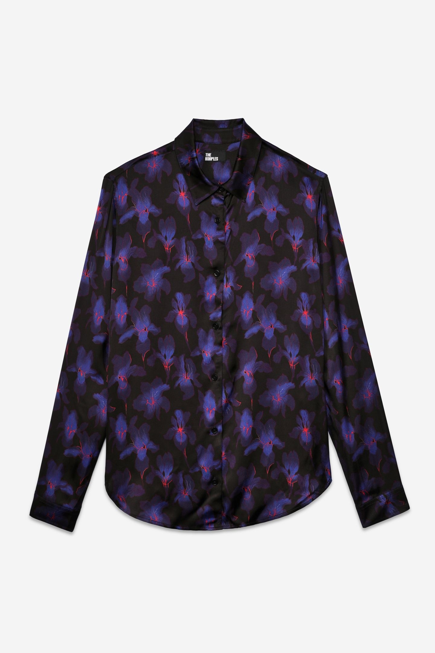 PRINTED LONG-SLEEVED SHIRT BLACK/LIGHTPINK/BLUE 6