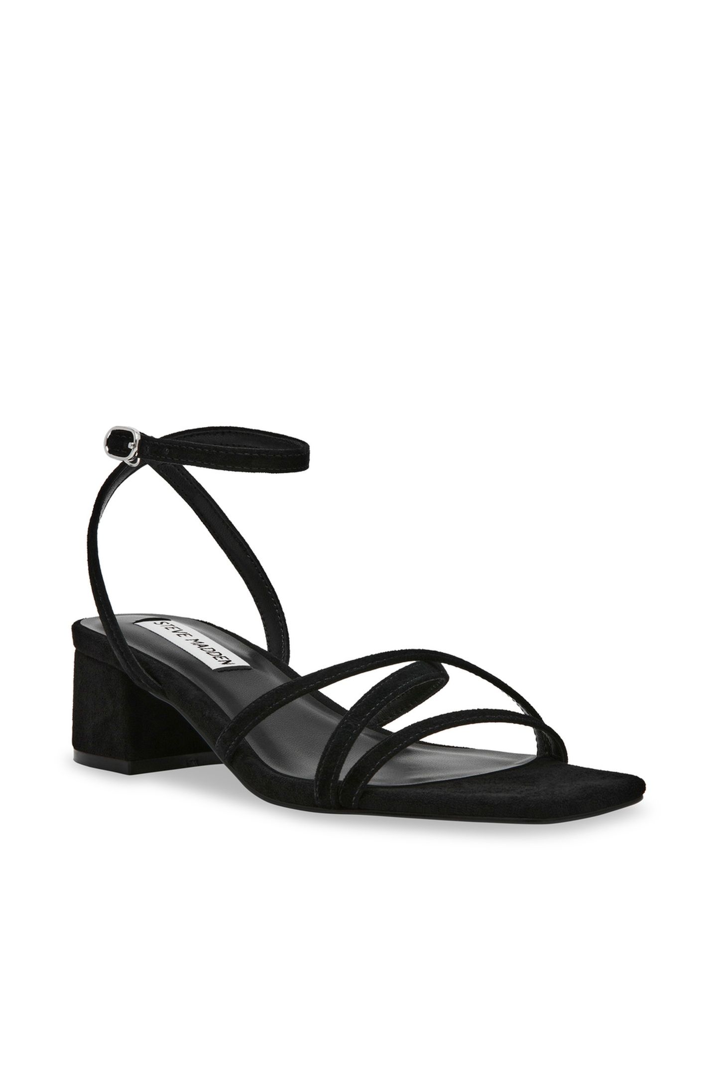 GLEAMS SANDALS BLACK SUEDE 3