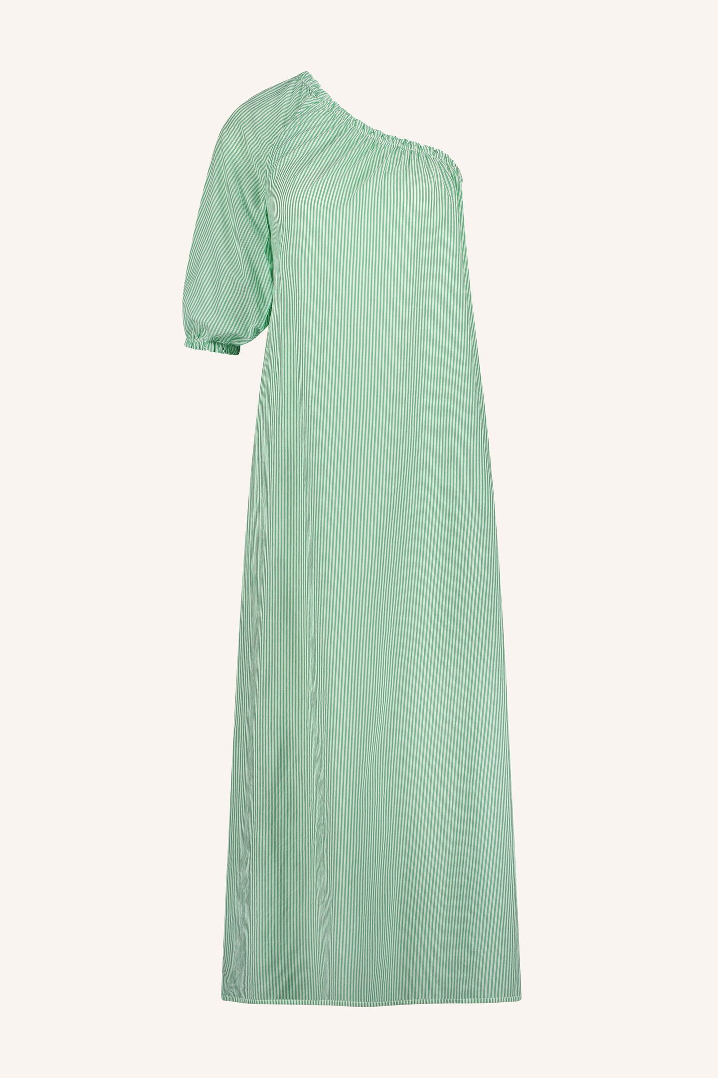 STELLA DRESS GREEN PIN STRIPE 6