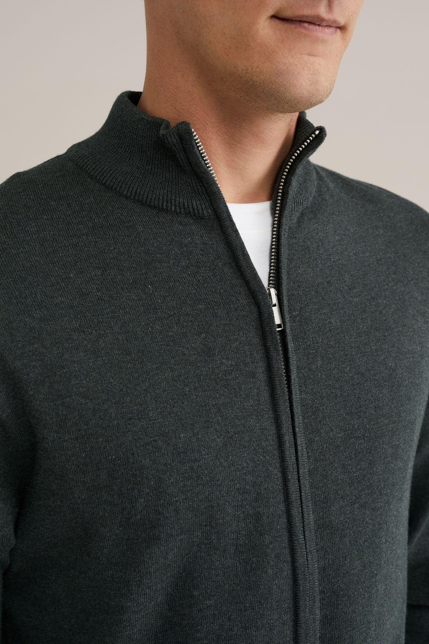 CARDIGAN GREYISH GREEN 5