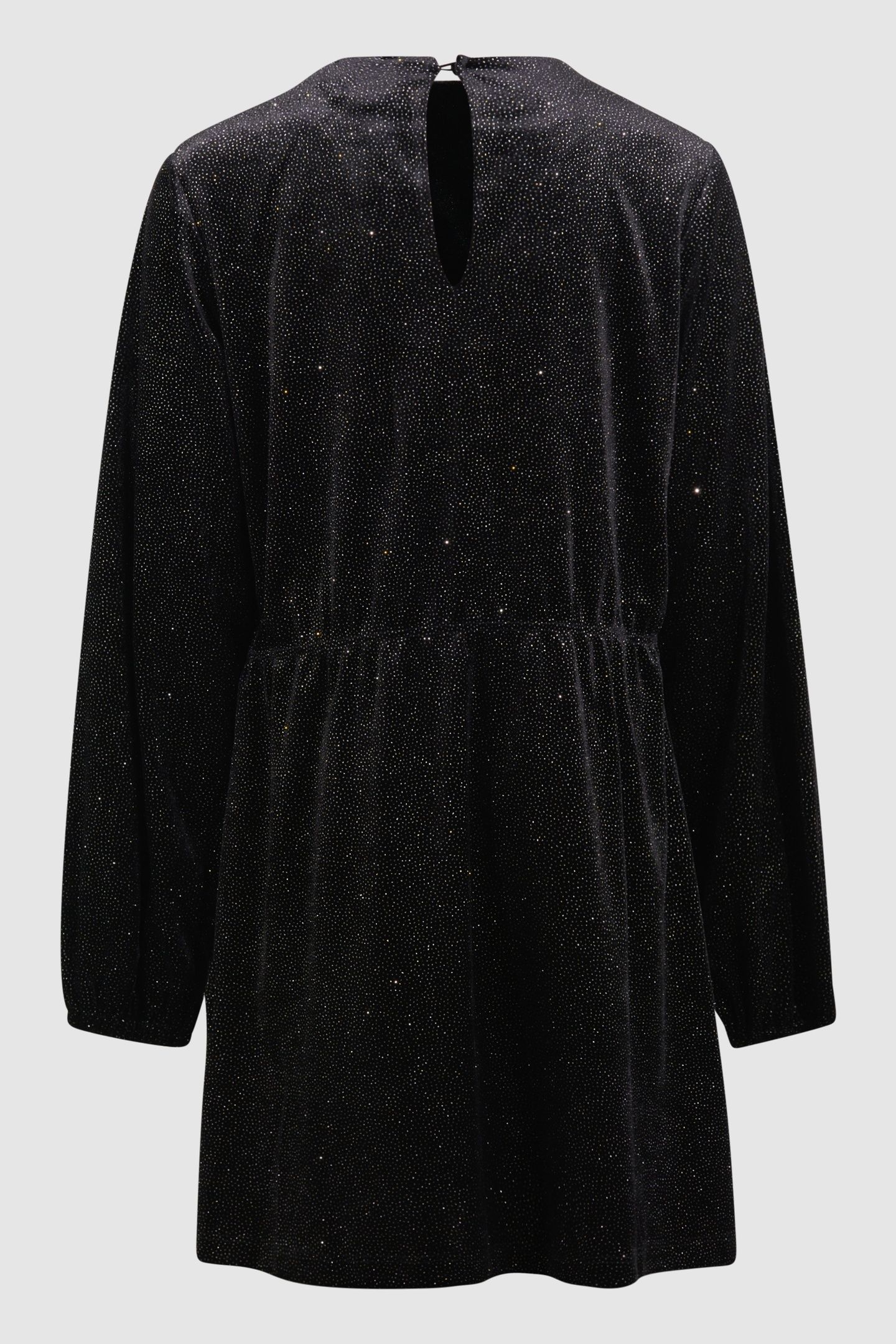GAM-SBVELVET BOW DRESS BLACK 5