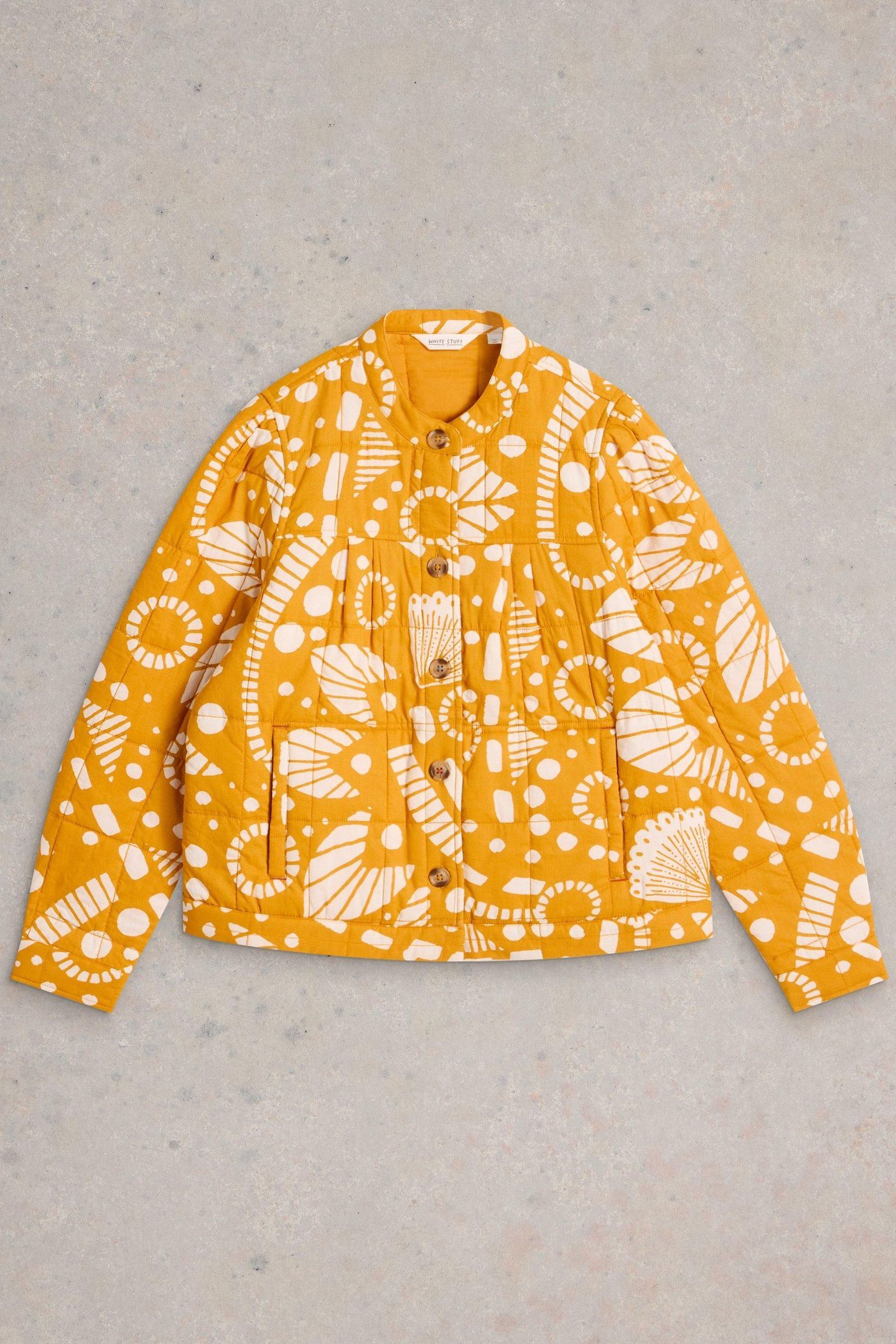 ARIANNE COTTON JACKET CHARTREUSE PRINT 4