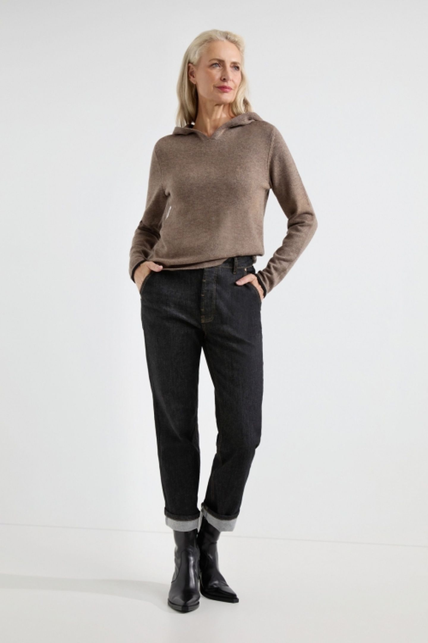 ALLARD HOODIE MOCCA STRIPE 2