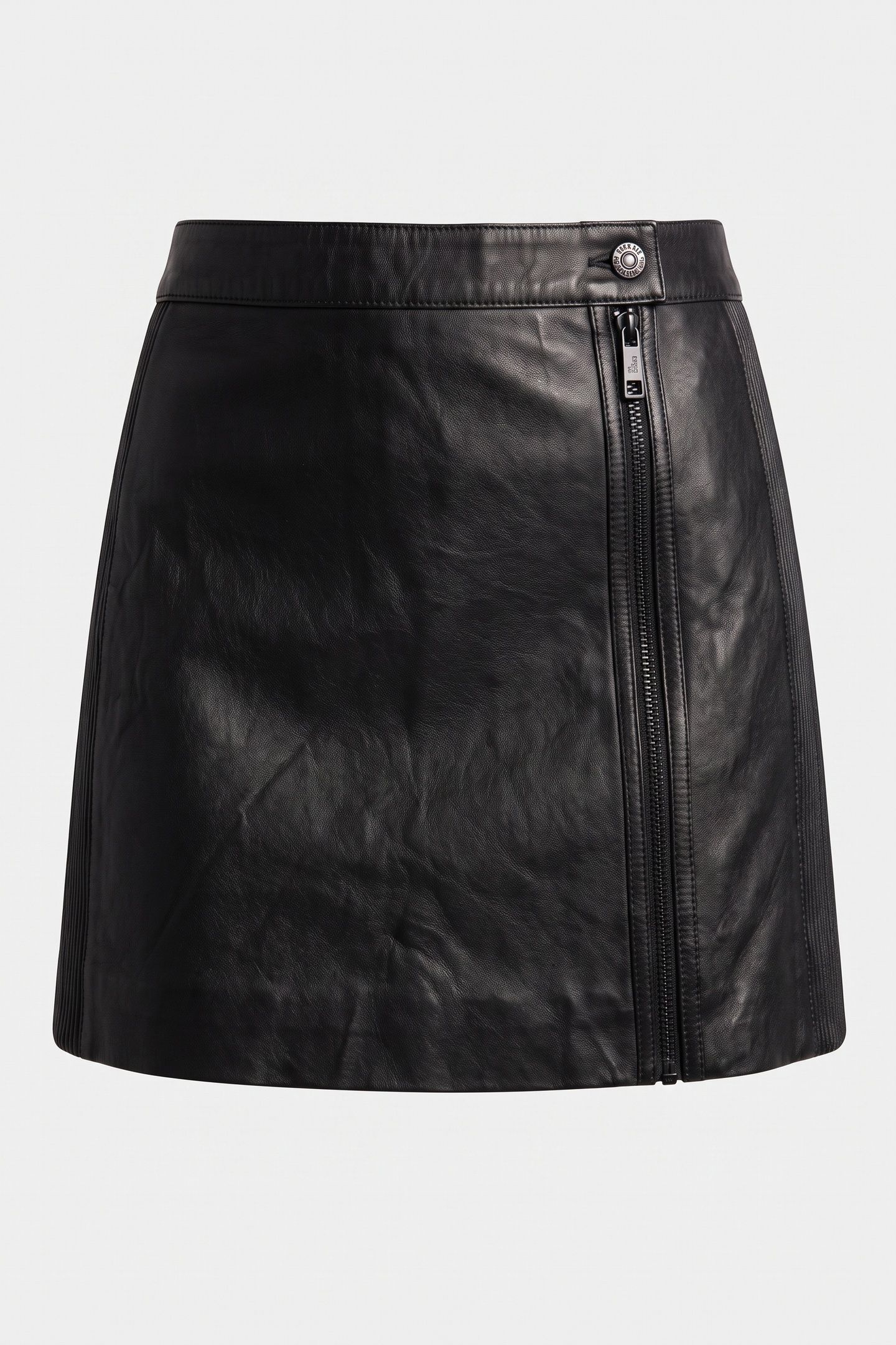 BIKER LEATHER SKIRT BLACK 3