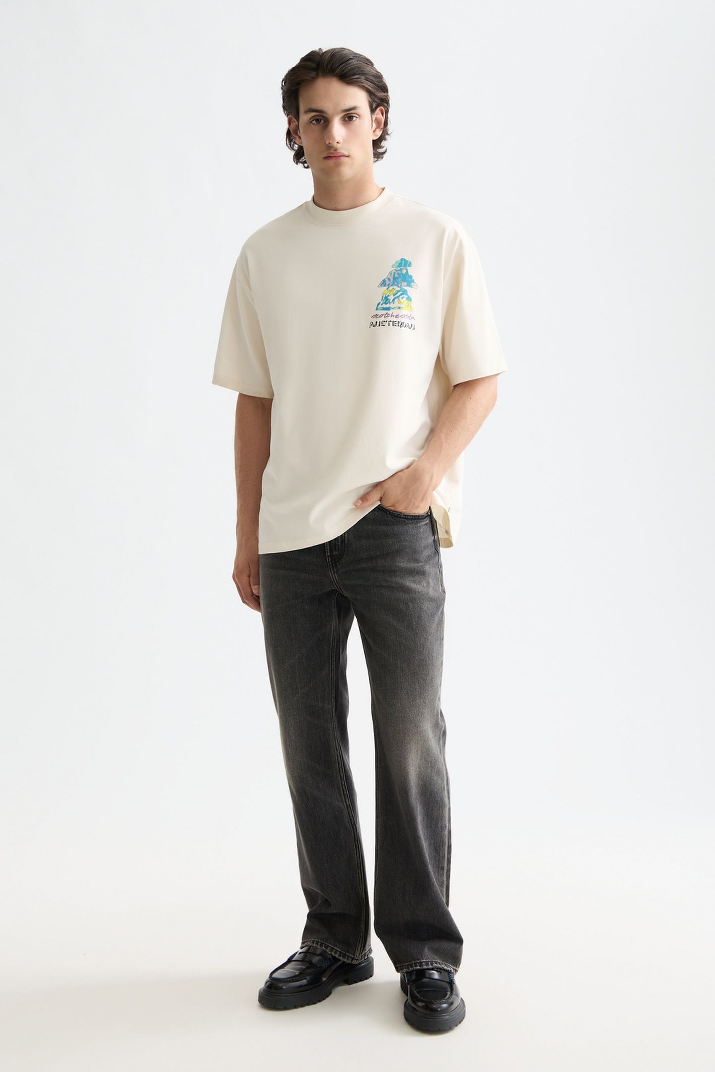 THE BEAT AUTHENTIC BOOT CUT JEANS — INTERMIXED 1