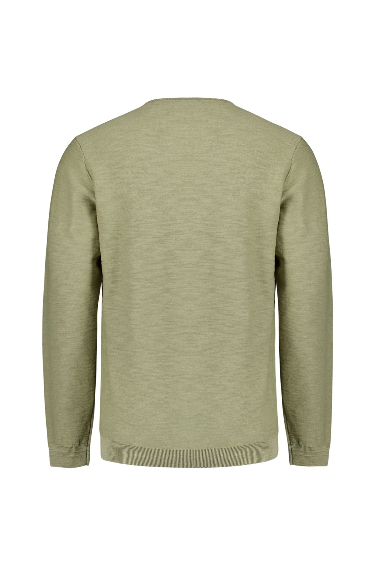 PULLOVER CREWNECK GARMENT DYED + STONE WASHED LIGHT MOSS 5