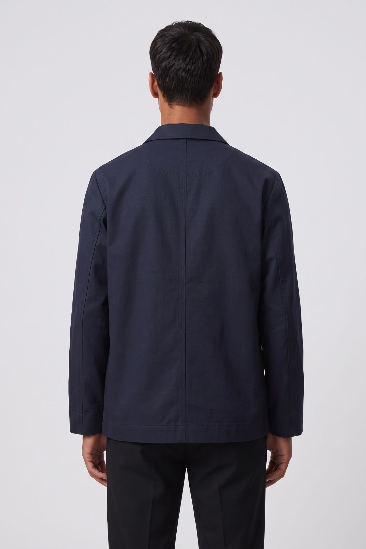 DOVAS WOOL TWILL JACKET BLACK 2