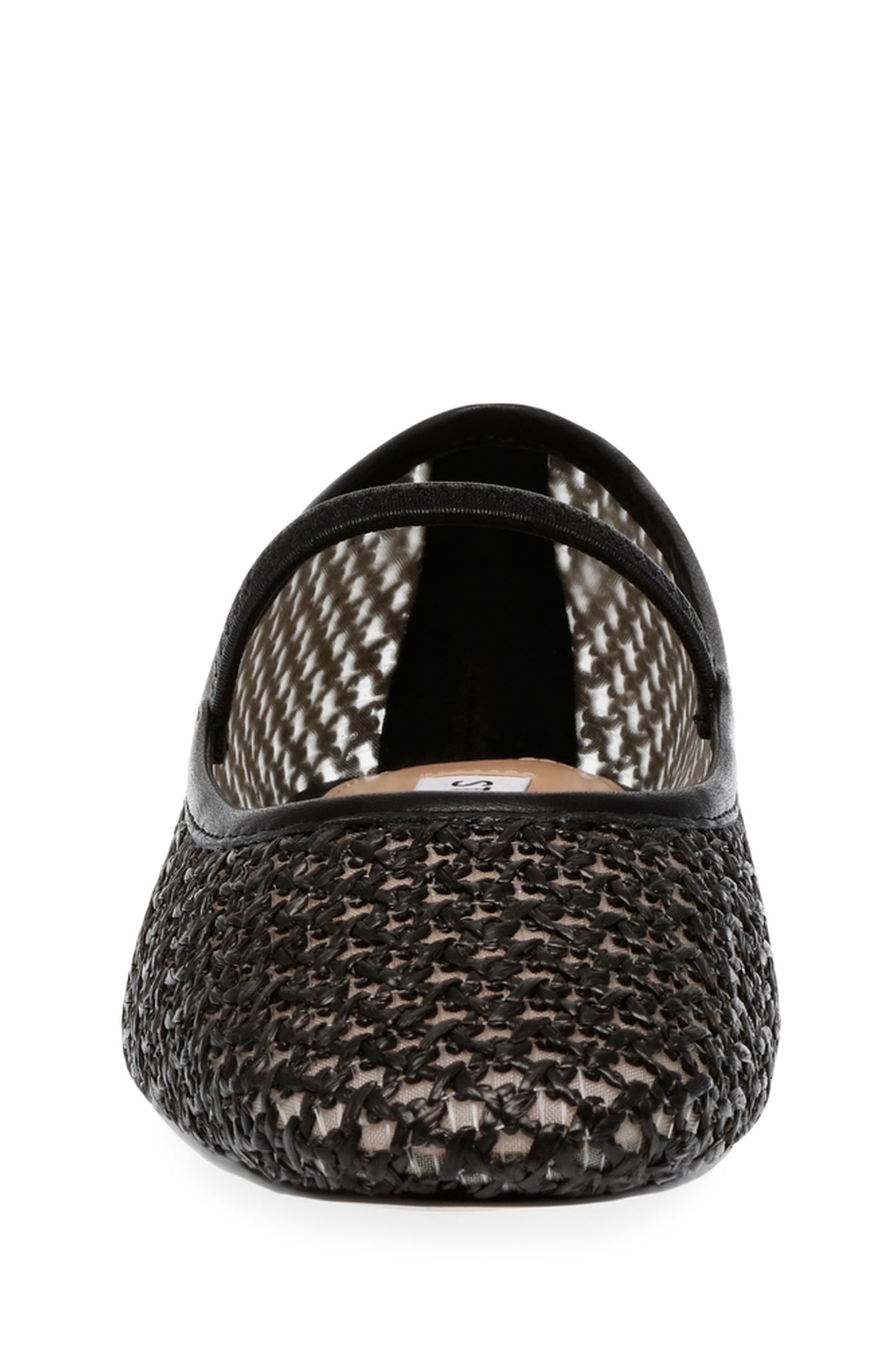 MAJORCA FLAT SHOES BLACK RAFFIA 4