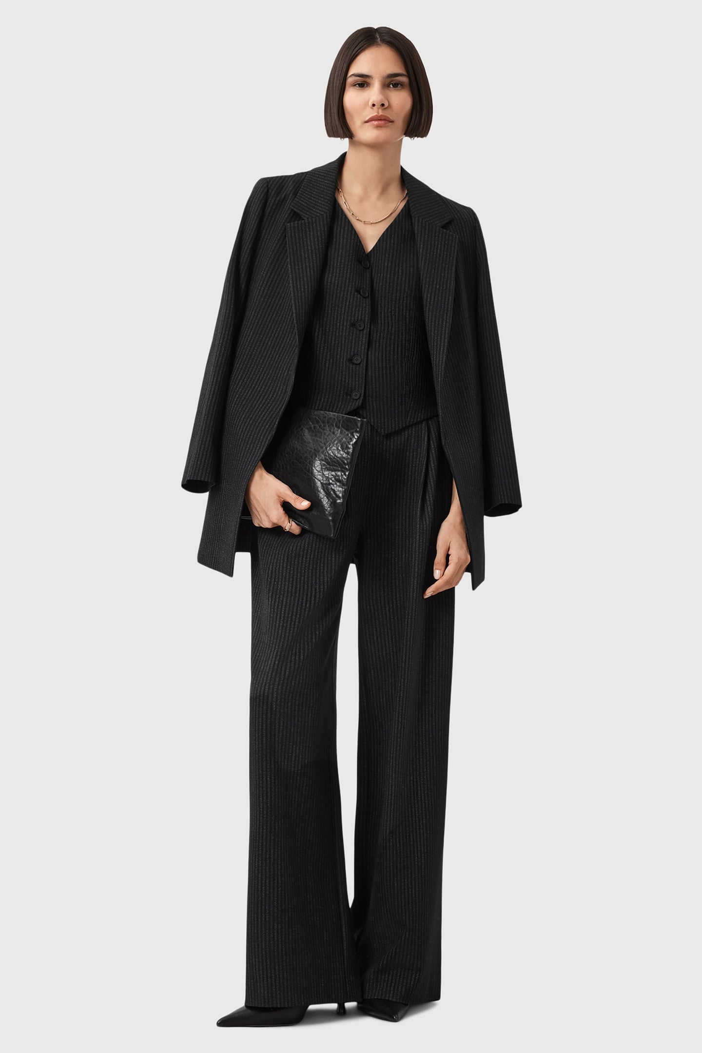 ALEIDA PIN BLAZER BLACK 1